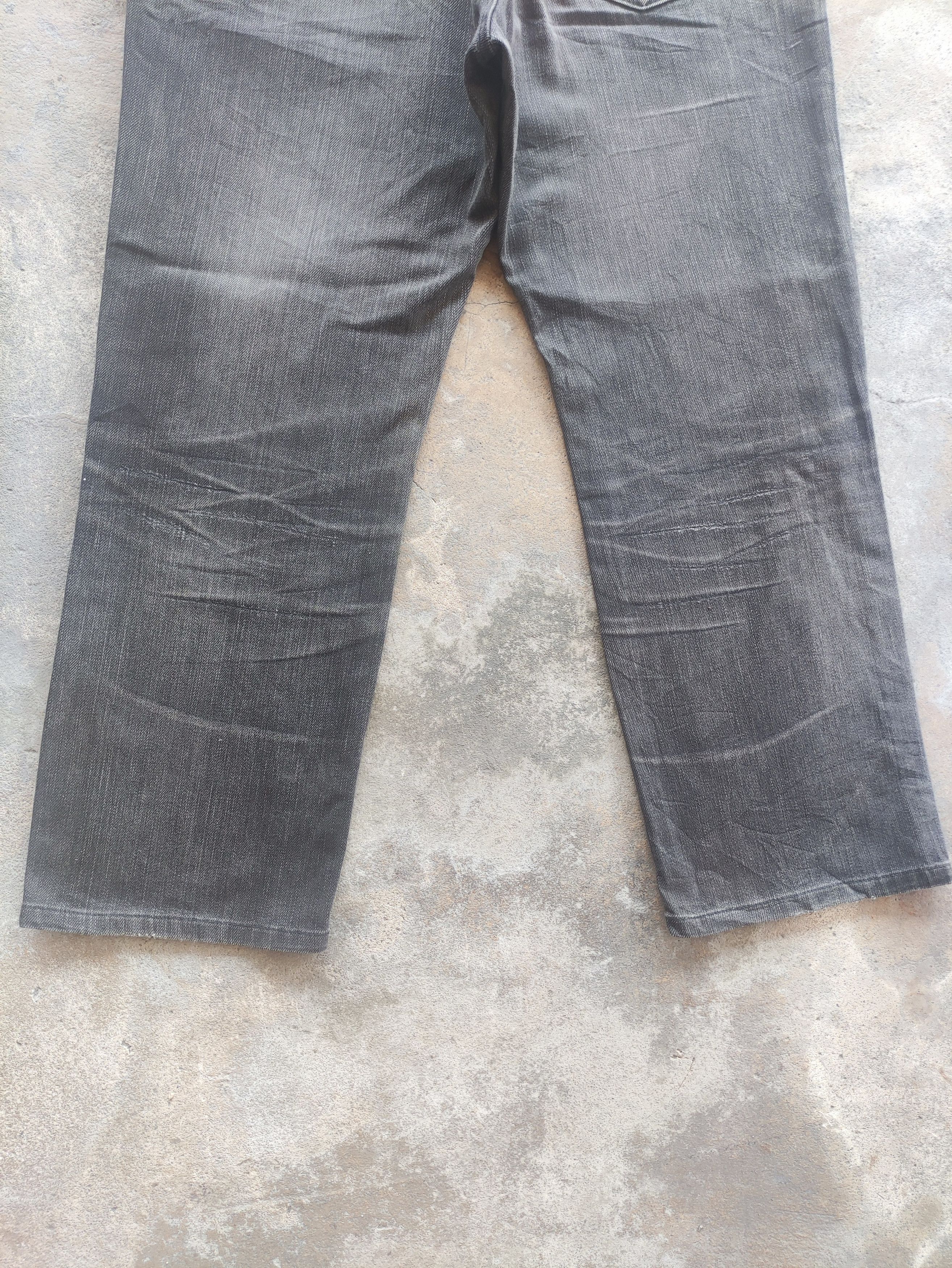 Japanese Brand × Uniqlo W35💥 Vintage Japanese Black Faded Denim Jeans Pants Size US 35 - 11 Thumbnail