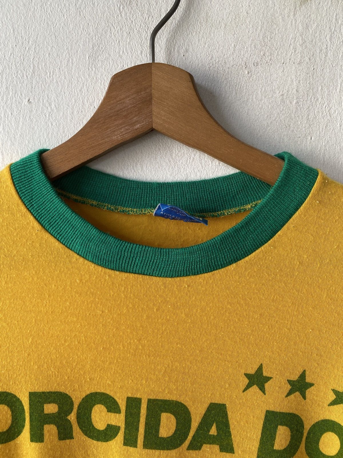 Vintage 1980s - Torcida Do Brasil Mexico86 Football Club Sweatshirt Size US M / EU 48-50 / 2 - 7 Thumbnail