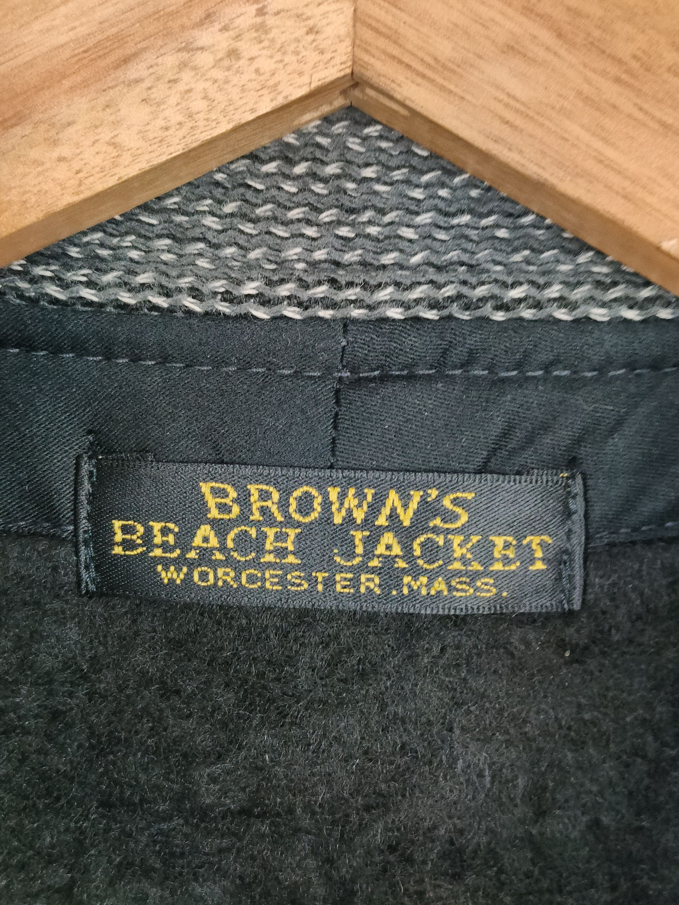 Brown's Beach Jacket × Vintage Vintage Brown’s Beach 3 Pocket Wool Chore Jacket 40-50’s Size US S / EU 44-46 / 1 - 3 Thumbnail