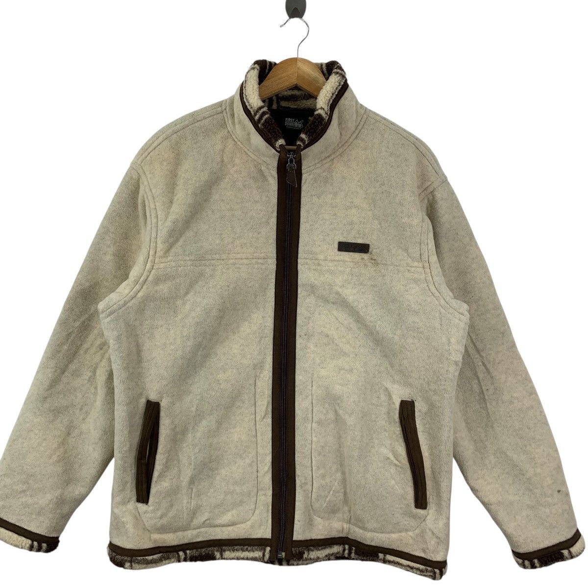 Other FIRST DOWN OUTDOOR Tartan Plaids Checks Fleece Jacket Size US L / EU 52-54 / 3 - 5 Thumbnail