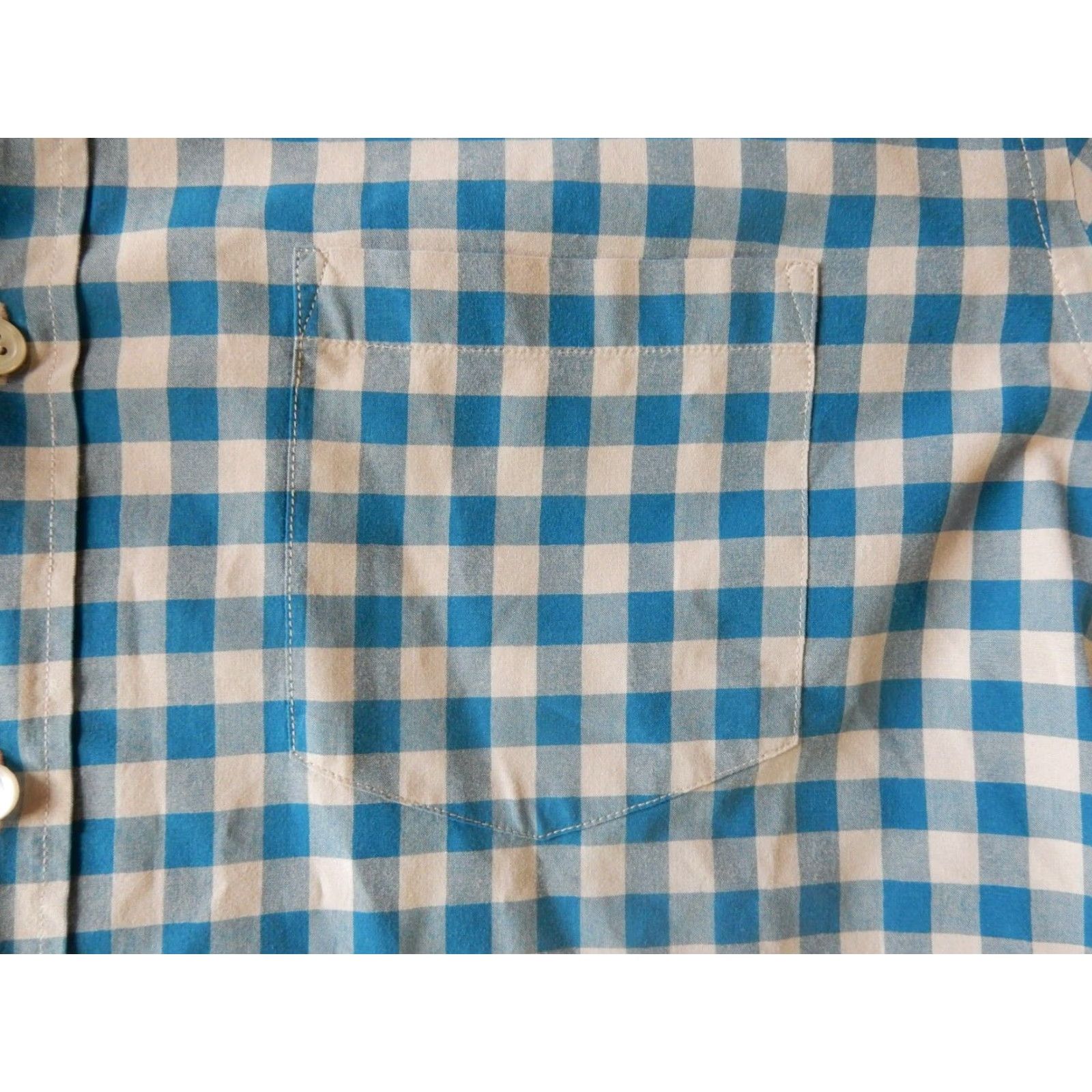 J.Crew VINTAGE J.CREW Men's Plaid Button-Up Shirt Long Sleeve Size L Blue Cotton Size US L / EU 52-54 / 3 - 4 Thumbnail