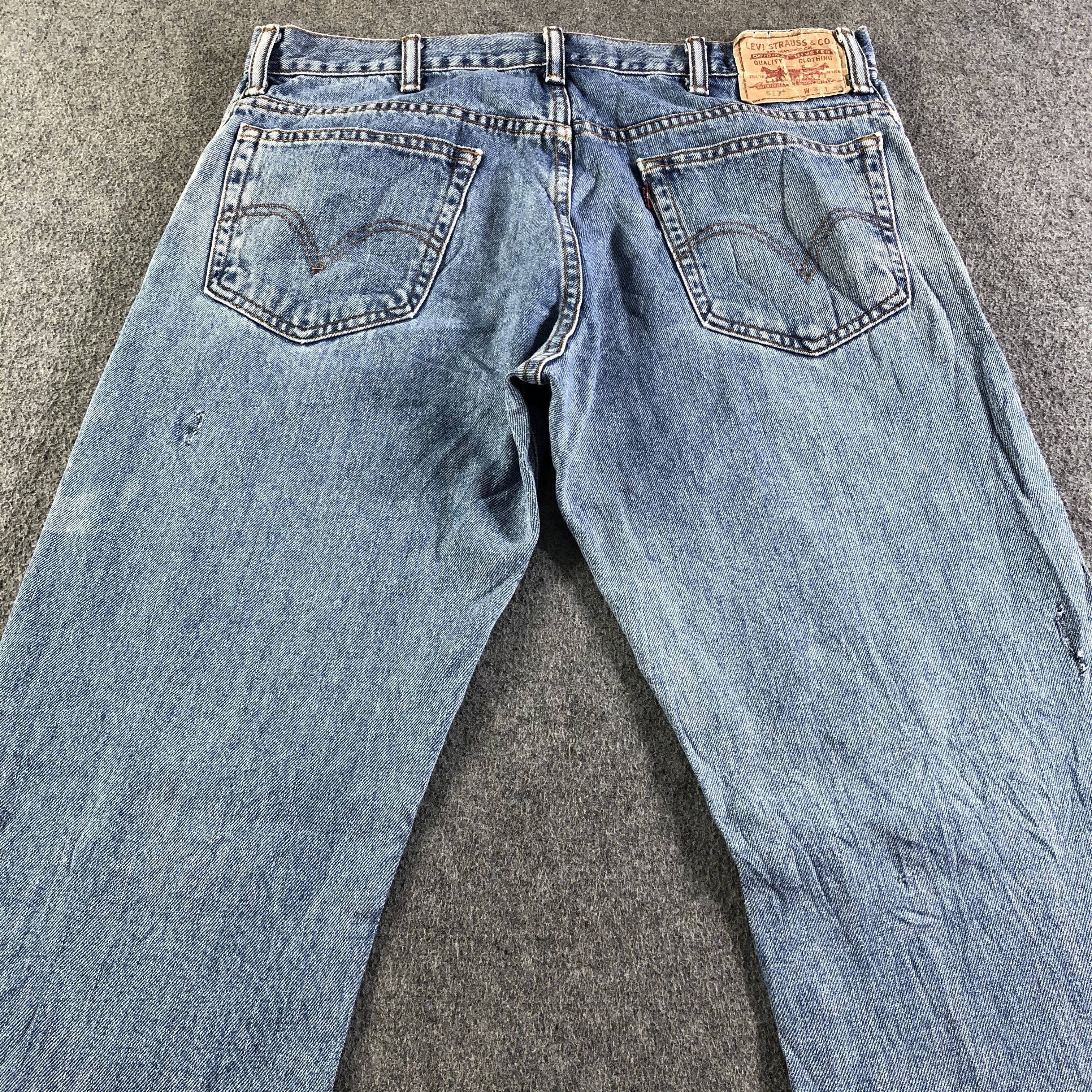Levi's Vintage Blue Wash Levis 517 Jeans-J4381 Size US 36 / EU 52 - 4 Thumbnail