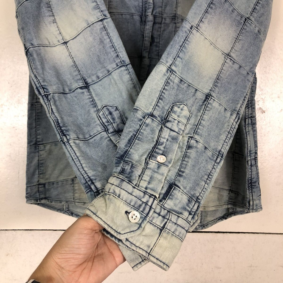 Japanese Brand 🔥VINTAGE PATCH WORK DENIM JACKET CATHY JANE JAPAN Size US M / EU 48-50 / 2 - 15 Thumbnail