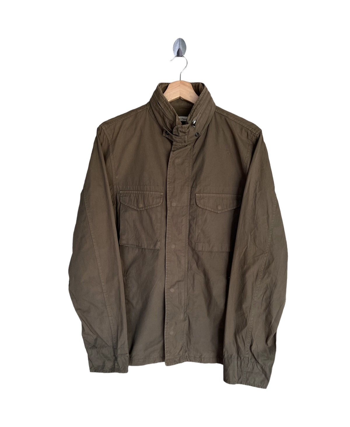 image of J S Homestead x Journal Standard Journal Standard Tactical Pocket Jacket in Green (Size Small)