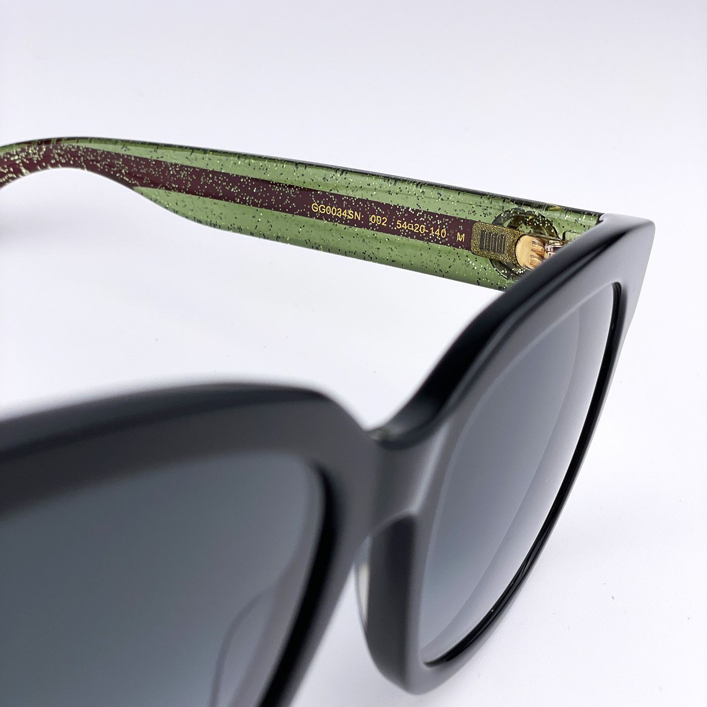 Gucci NEW GUCCI GG0034SN 002 Black Grey Gradient Women Sunglasses Size ONE SIZE - 5 Thumbnail