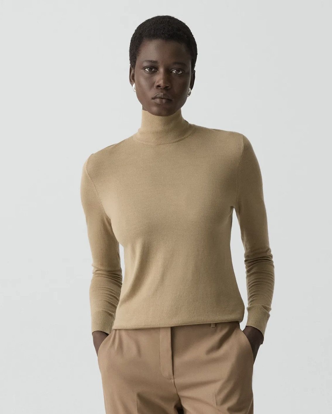 Issey Miyake 🔥 Issey Miyake Knit Sweater Turtle Neck Stretchable fit Size S / US 4 / IT 40 - 2 Thumbnail