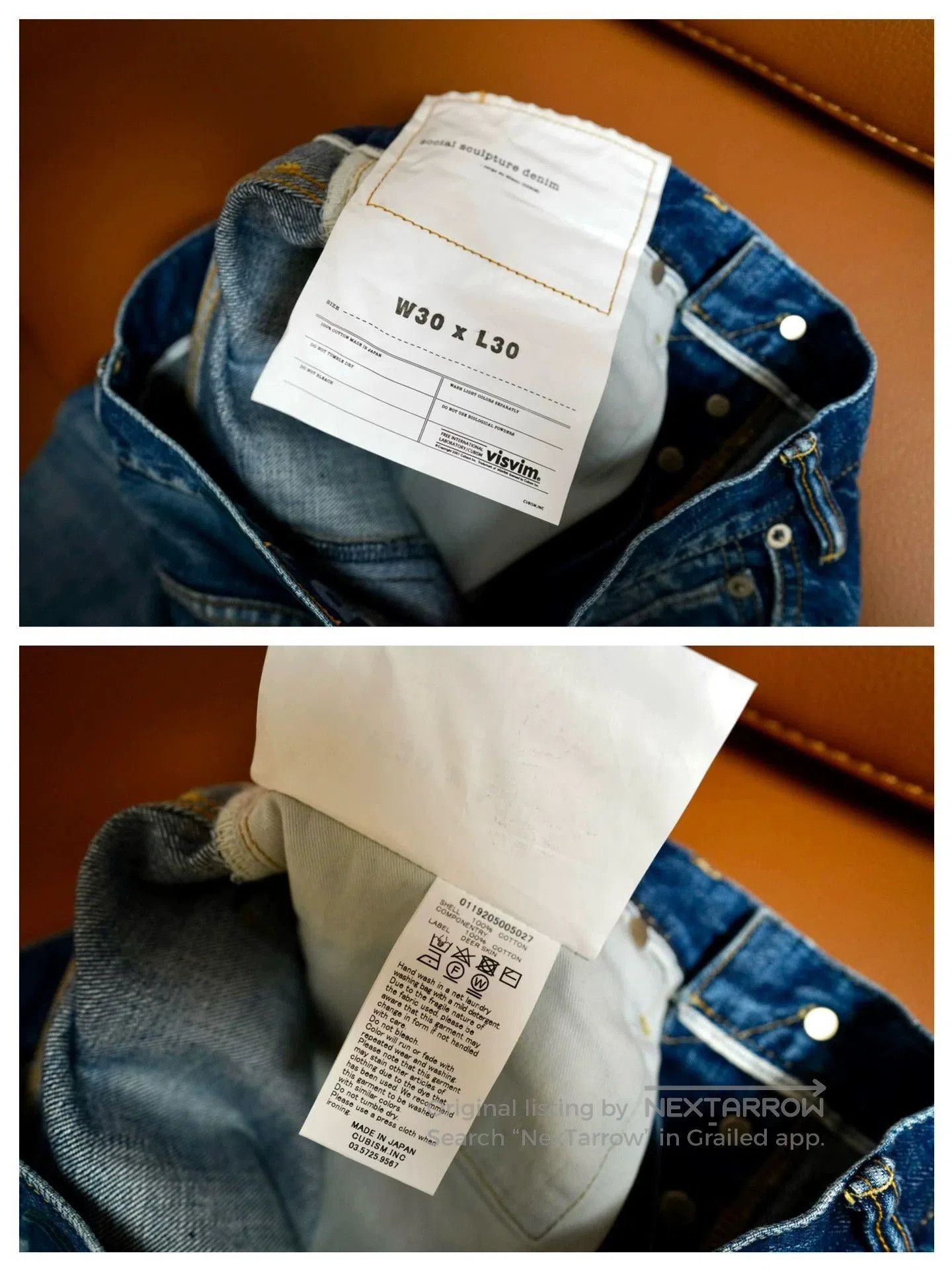 Visvim Blue Denim Pants Size 30. Size US 30 / EU 46 - 6 Thumbnail