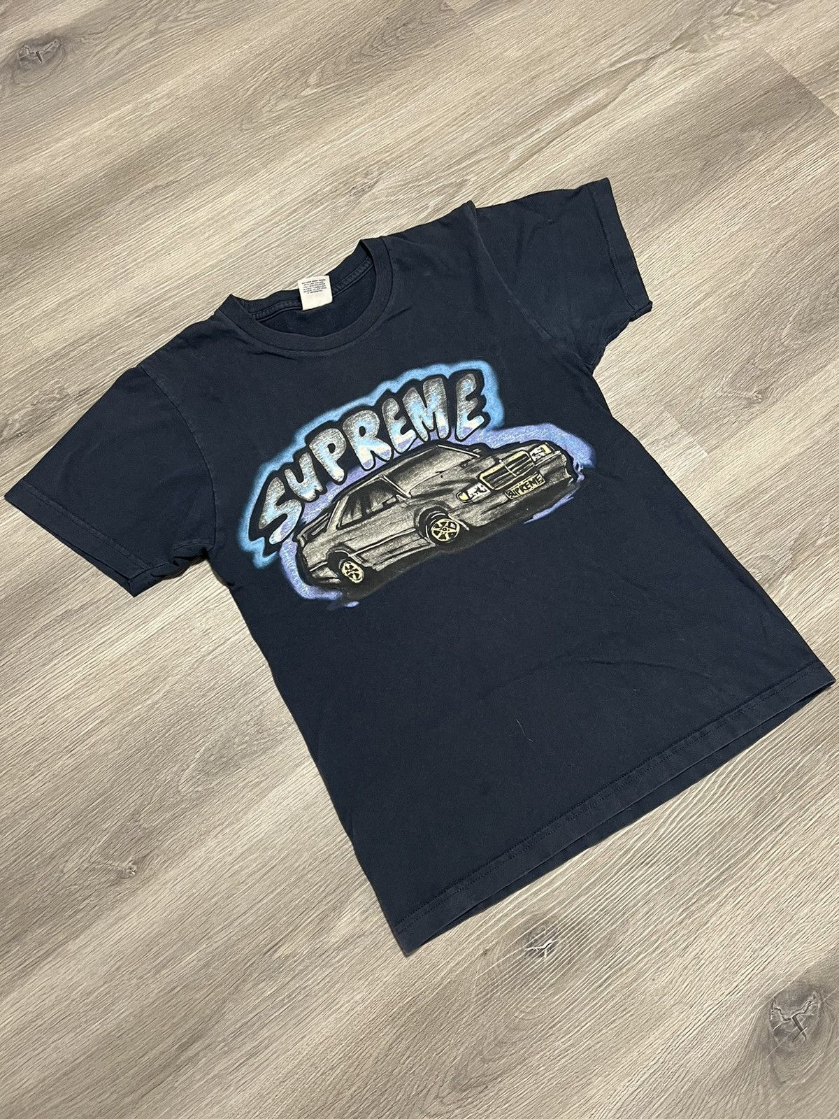 image of Supreme Mercedes Tee in Blue, Men's (Size Small)