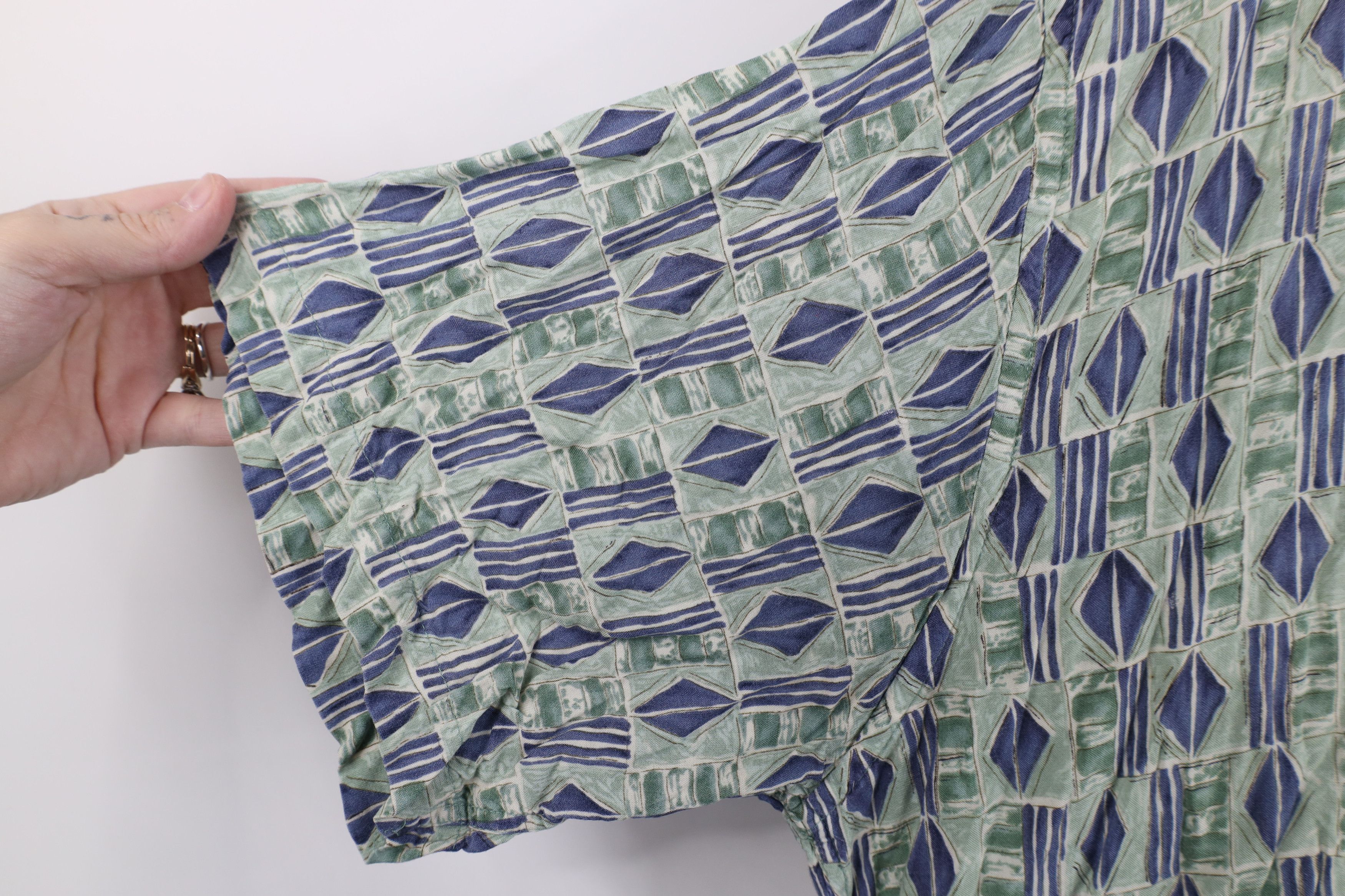 Pierre Cardin Vintage 90s Pierre Cardin Rayon Collared Button Shirt Size US L / EU 52-54 / 3 - 5 Thumbnail