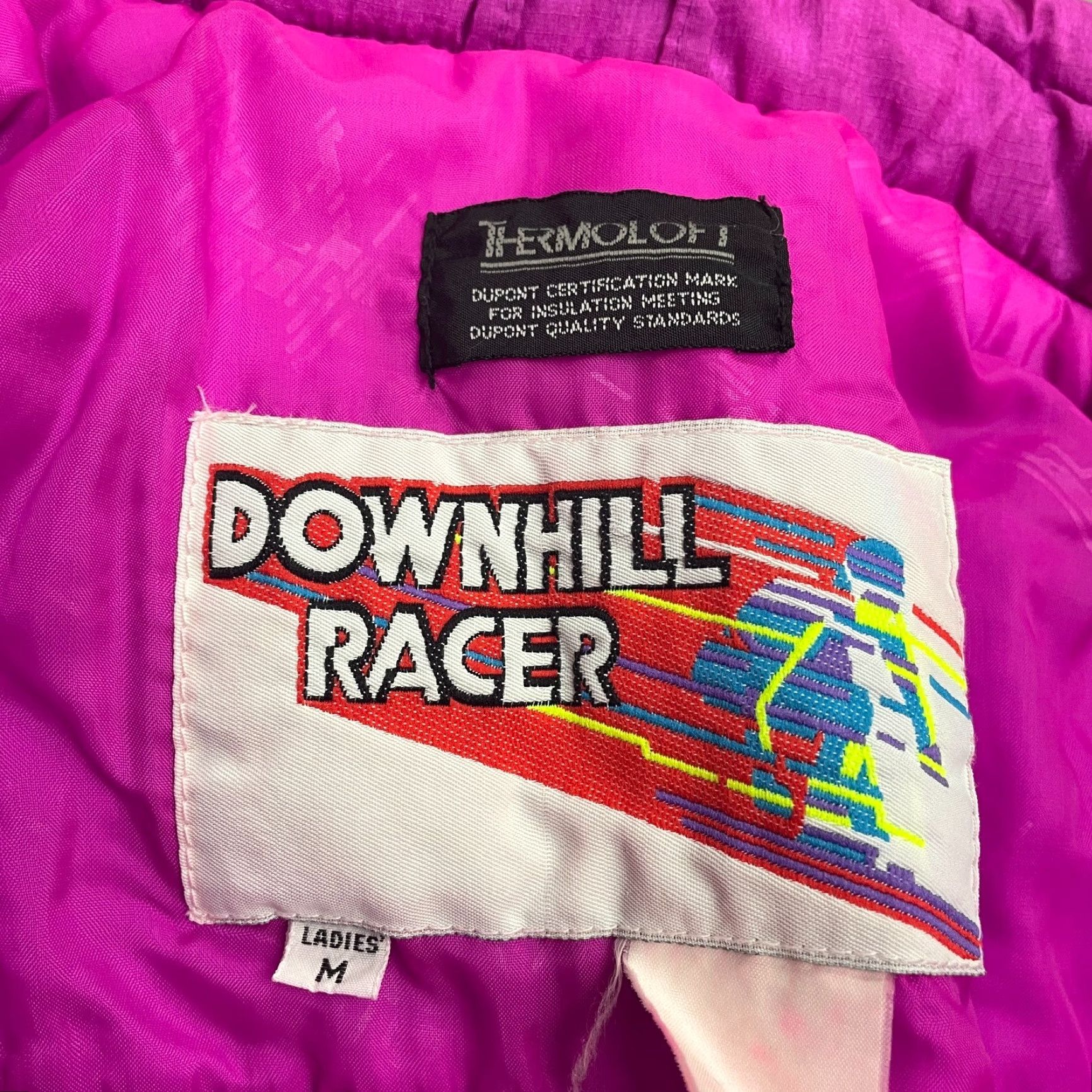 Etro VINTAGE Downhill Racer Purple Jacket Mens? Womens? 90s 80s Retro Puffer Coat Zip Mid-Length Long Sleeve Size M Size M / US 6-8 / IT 42-44 - 4 Thumbnail