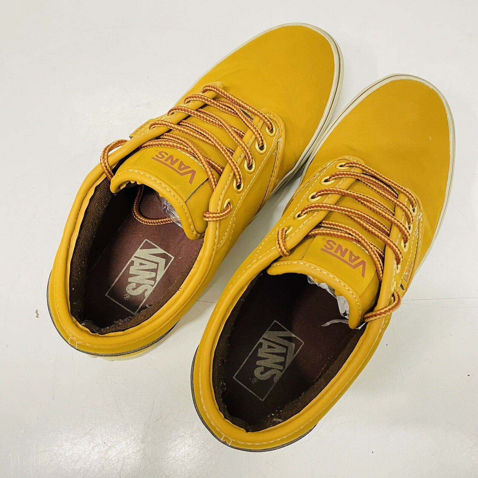Vans Vans Atwood Nubuck Leather Skateboarding Shoes Gold Size US 7.5 / EU 40-41 - 8 Thumbnail