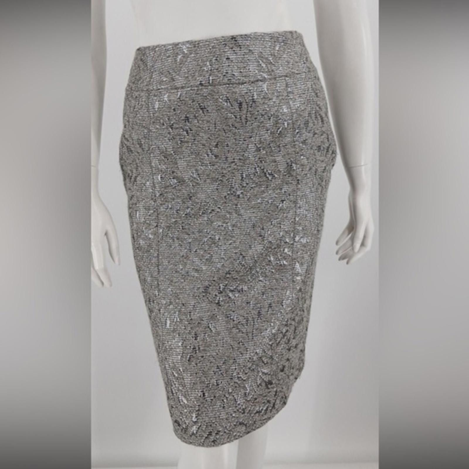 Other Lafayette 148 Sz 2 Skirt Alpaca Wool NEW Metallic Pencil Size 26" / US 2 / IT 38 - 3 Thumbnail