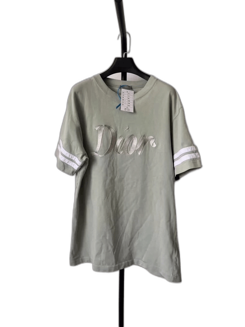 Dior Dior Logo Print Short Sleeve T-Shirt Size US L / EU 52-54 / 3 - 1 Thumbnail