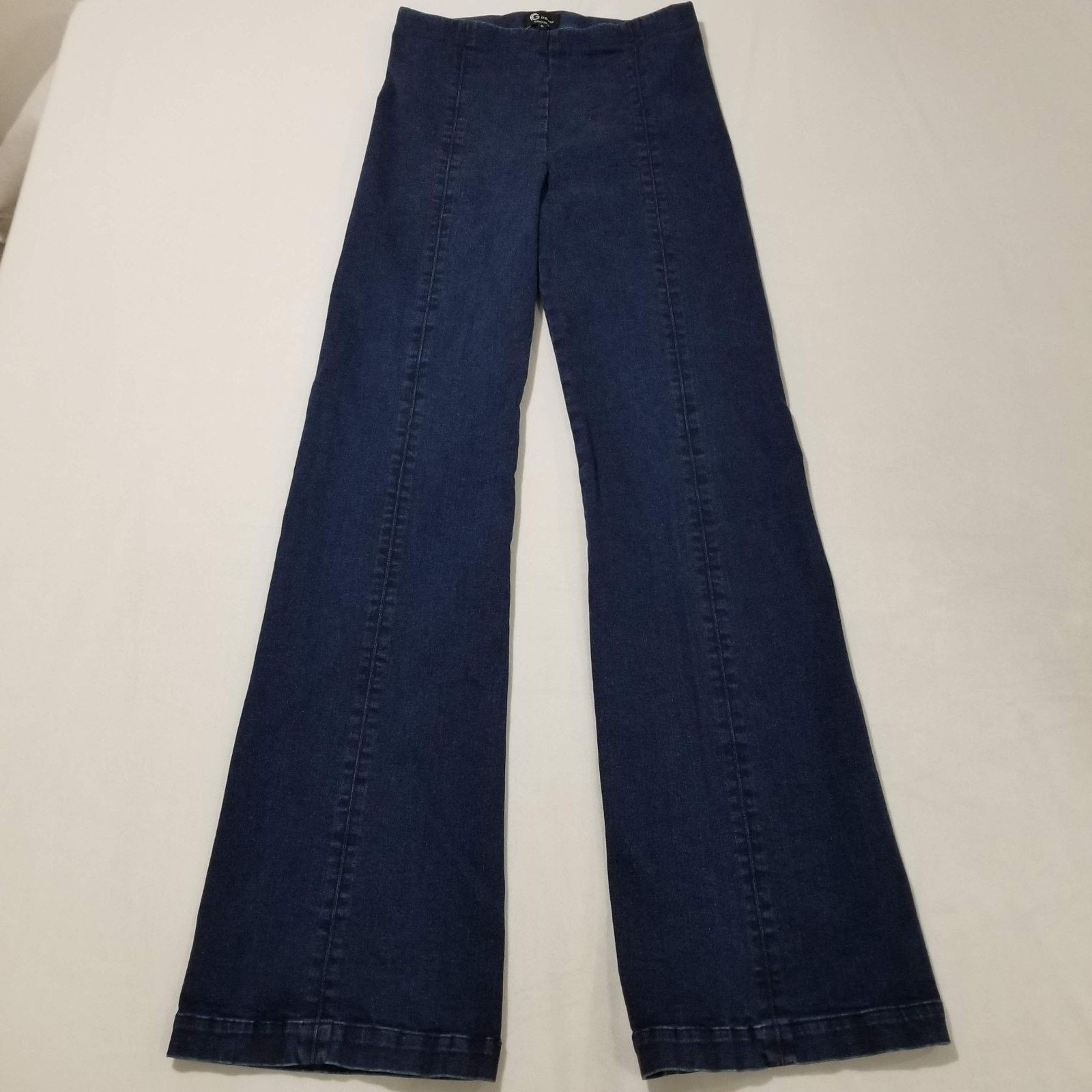 Franne Golde Magic Pant 10 Wide Leg Stretch Jean Flare