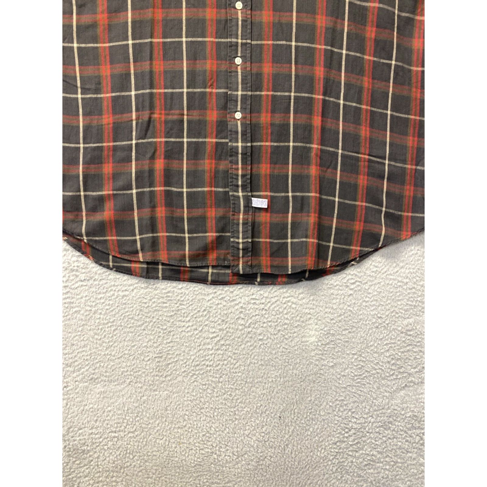 Polo Ralph Lauren VINTAGE Polo Ralph Lauren Long Sleeve Button Shirt Mens XXL Olive Green Plaid Logo Casual Size US XXL / EU 58 / 5 - 2 Thumbnail
