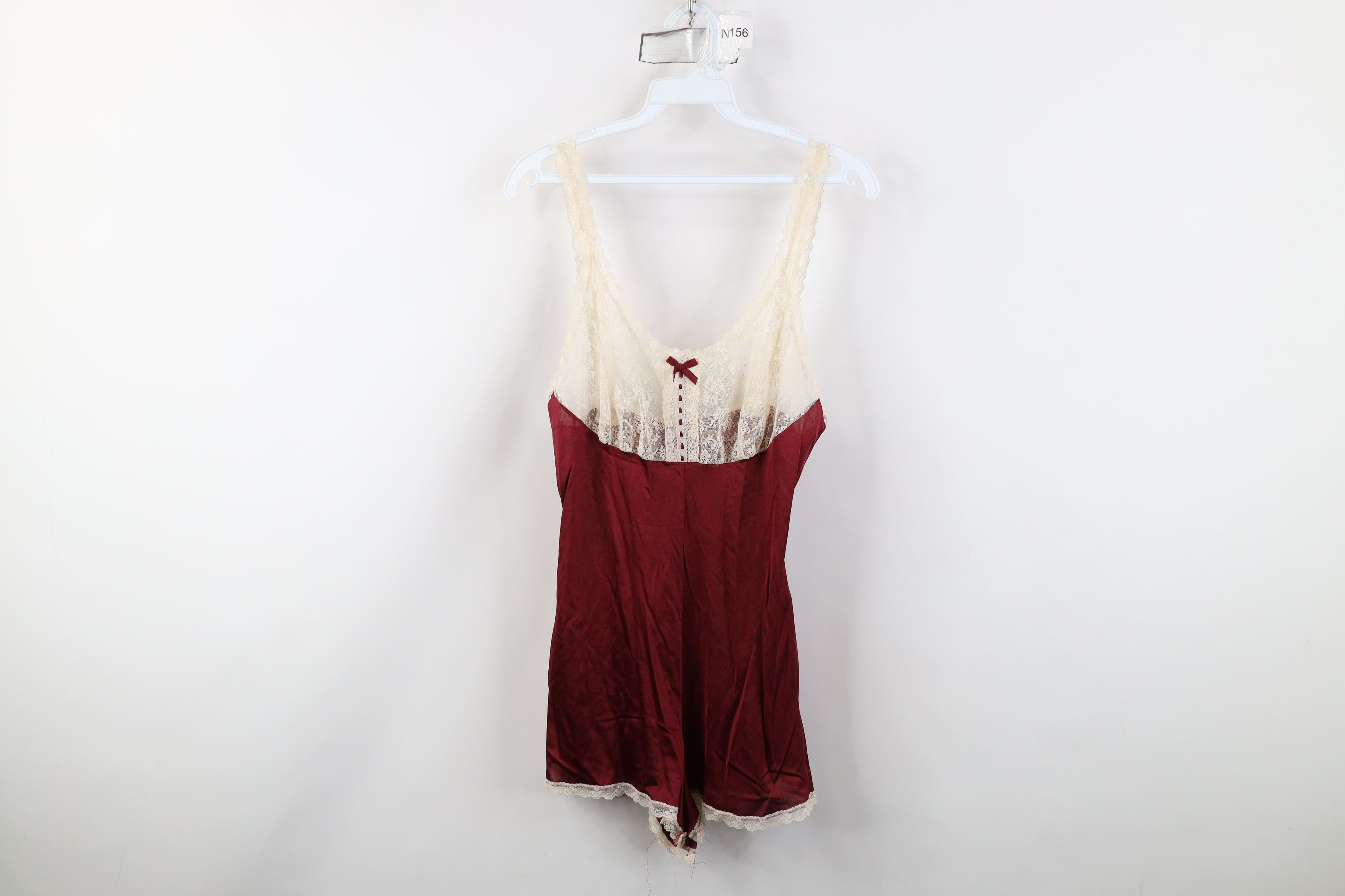 Vintage Vintage 60s 70s Rockabilly Hollywood Crotch Romper Lingerie Size M / US 6-8 / IT 42-44 - 1 Thumbnail