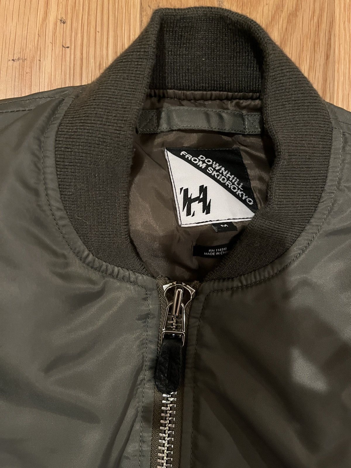 Huf × United Arrows HUF DOWNHILL- 2 MA-1 JACKET HUF X UNITED 