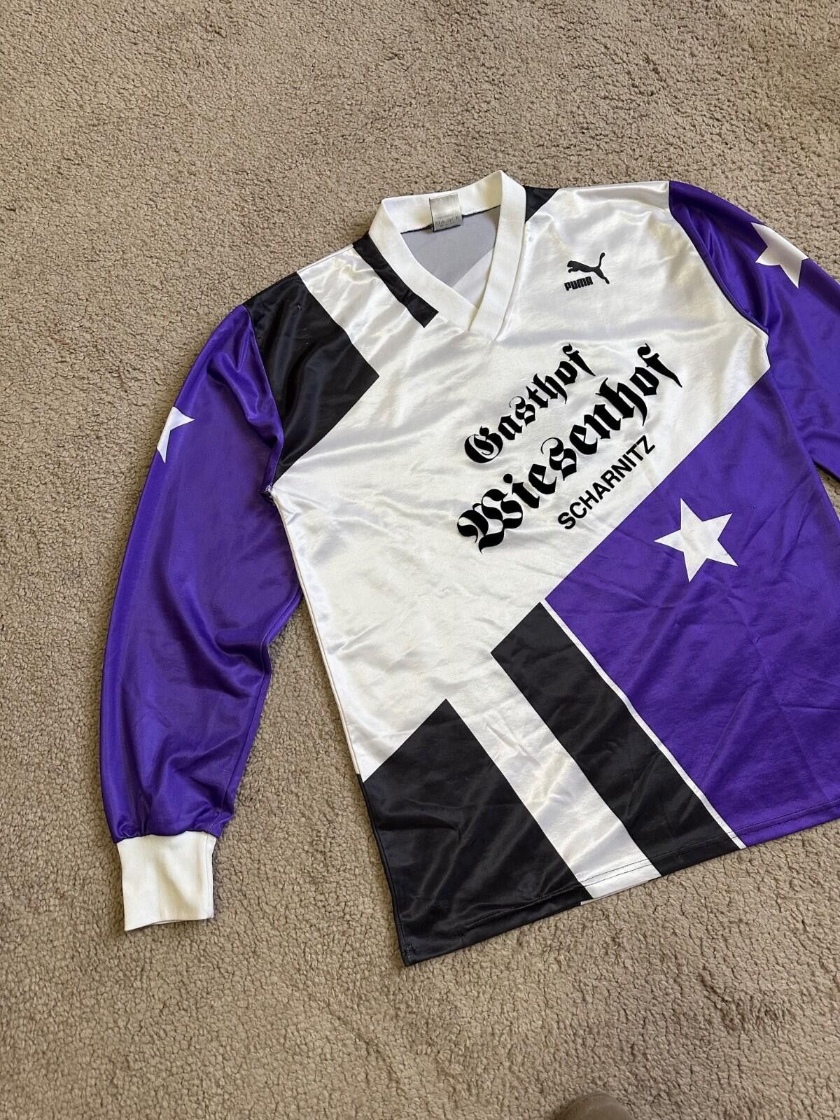 Puma 1990s PUMA TEMPLATE FOOTBAL SHIRT SOCCER JERSEY sz XL MEN #4 Size US XL / EU 56 / 4 - 2 Thumbnail