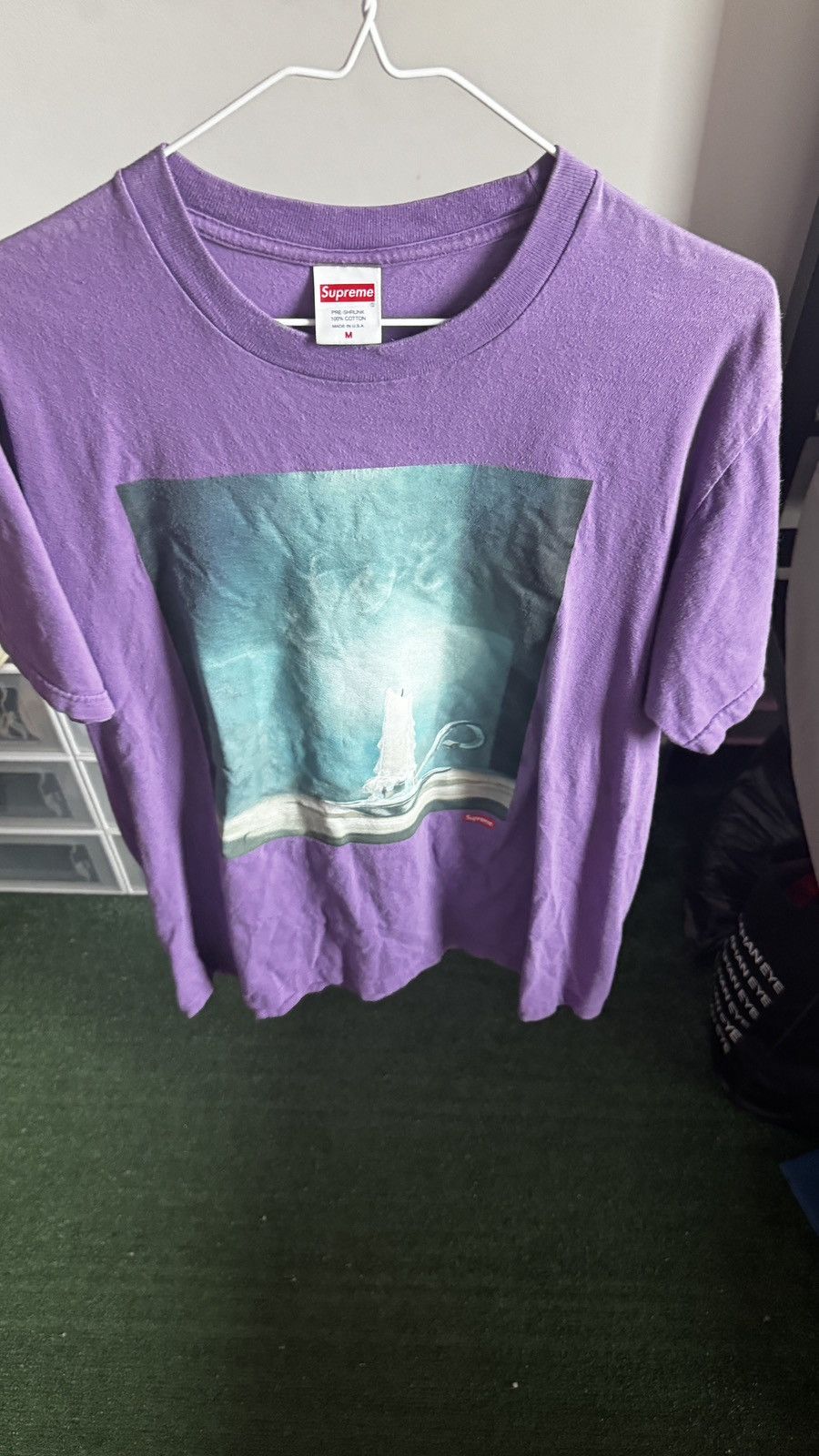 Magenta supreme candle shirt