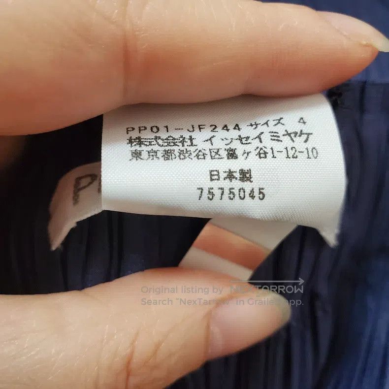 Issey Miyake Issey Miyake size:4 Blue Pants Size 22" - 5 Thumbnail