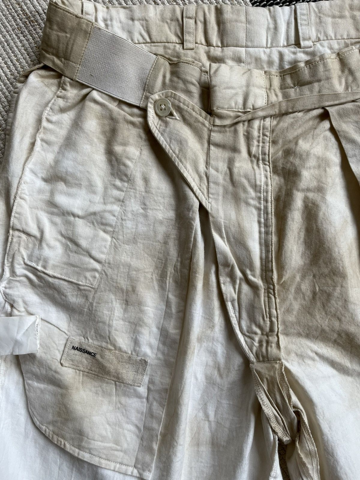 Naissance Naissance tie-dye double pleat white trousers Size US 30 / EU 46 - 12 Thumbnail