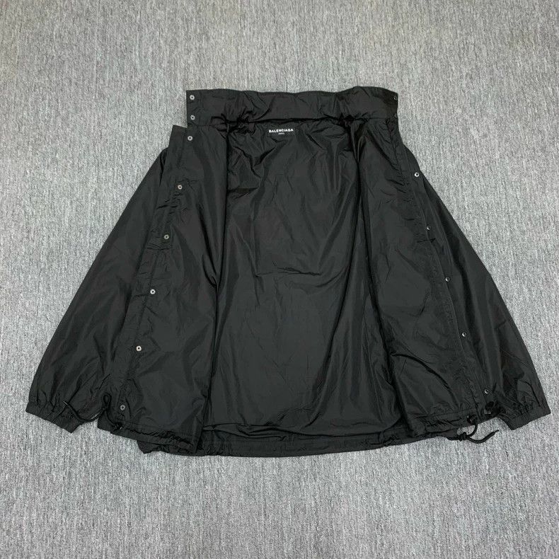 Balenciaga Balenciaga Black nylon windbreaker jacket Size US S / EU 44-46 / 1 - 7 Thumbnail