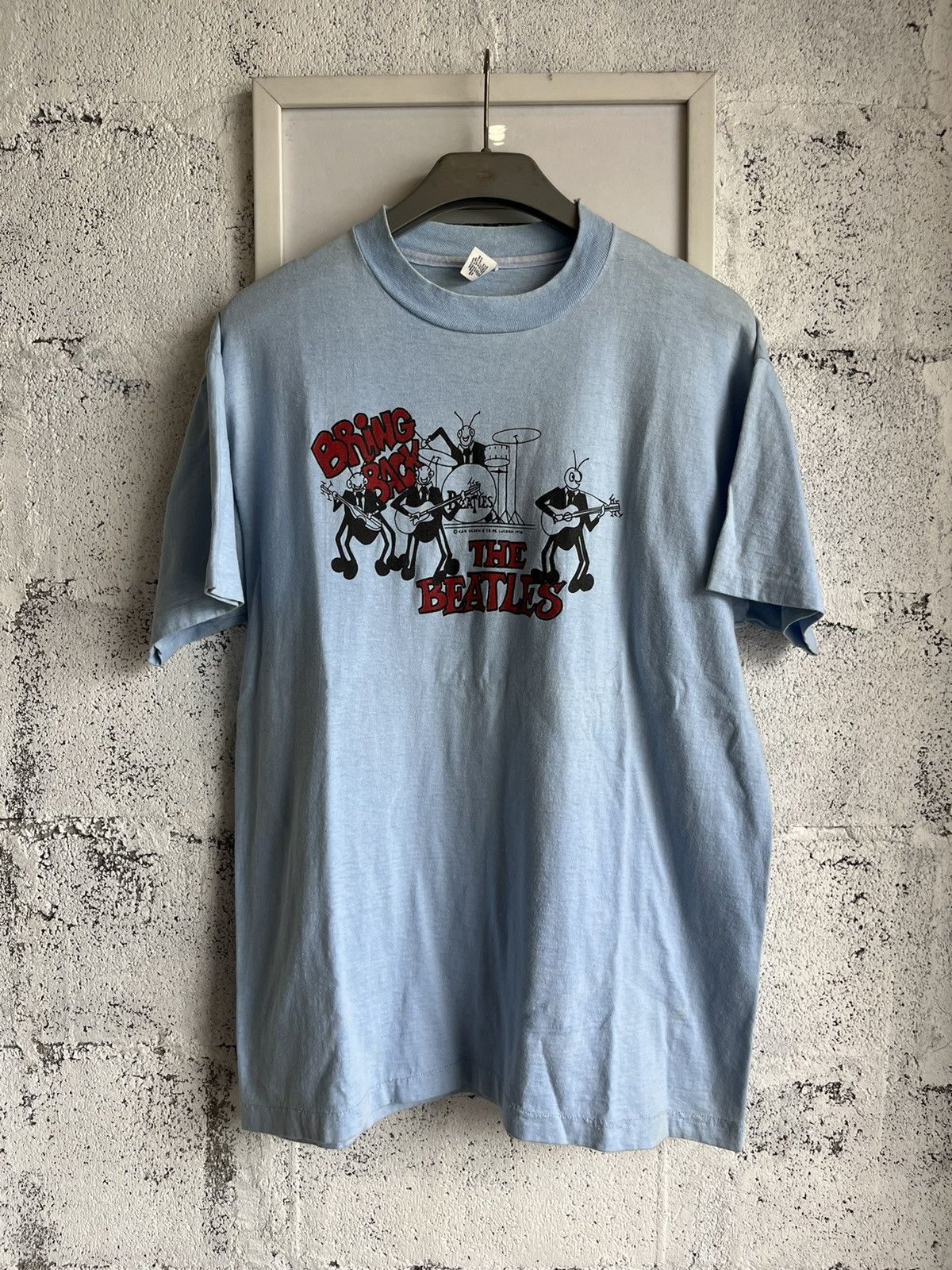Band Tees Vintage BRING BACK THE BEATLES 1976’s by KEN OLSEN Tshirt Size US XL / EU 56 / 4 - 2 Thumbnail
