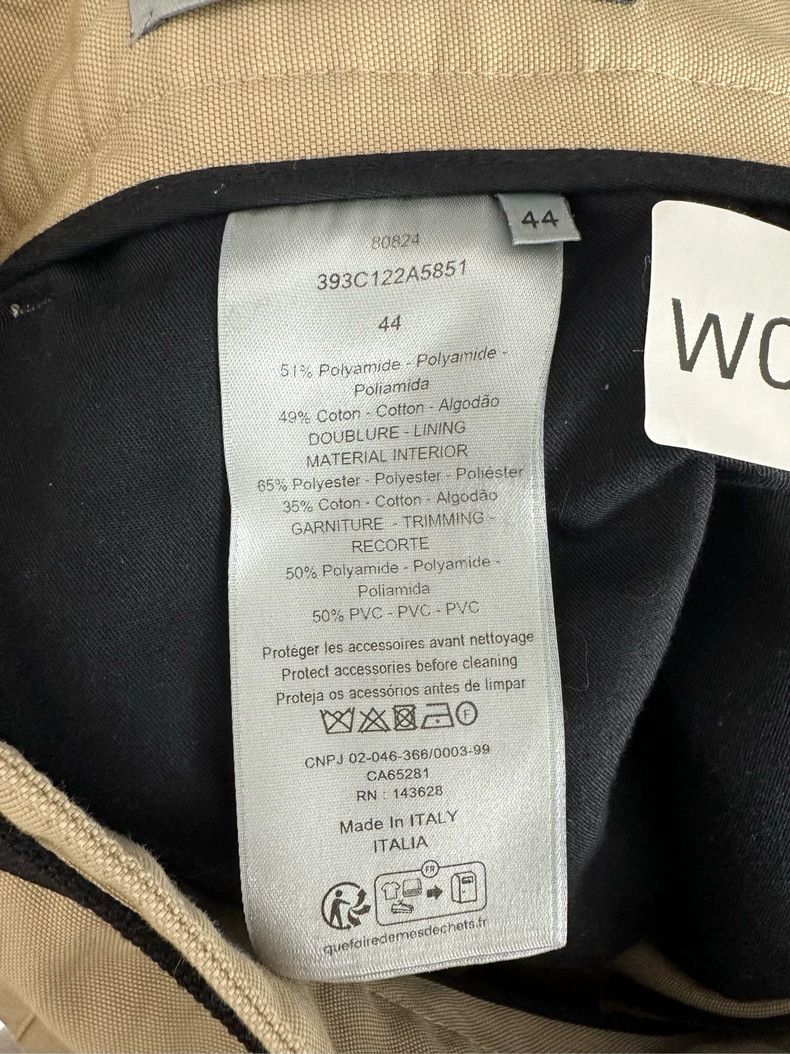 Dior Dior Khaki belt buckle multi-pocket workwear shorts Size US 28 / EU 44 - 4 Thumbnail