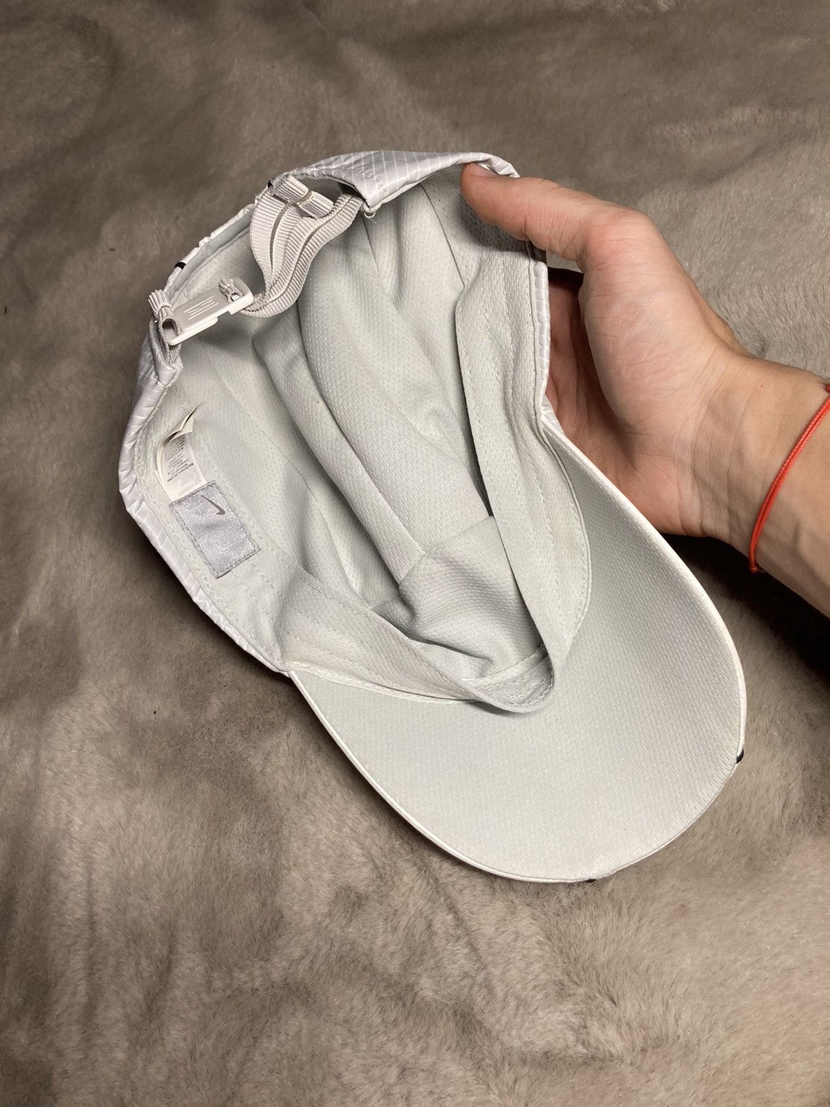 Nike × Vintage ⛩️Vintage Nike cap Y2K 5panel Hat Cap Rare drill shox like tn Size ONE SIZE - 8 Thumbnail