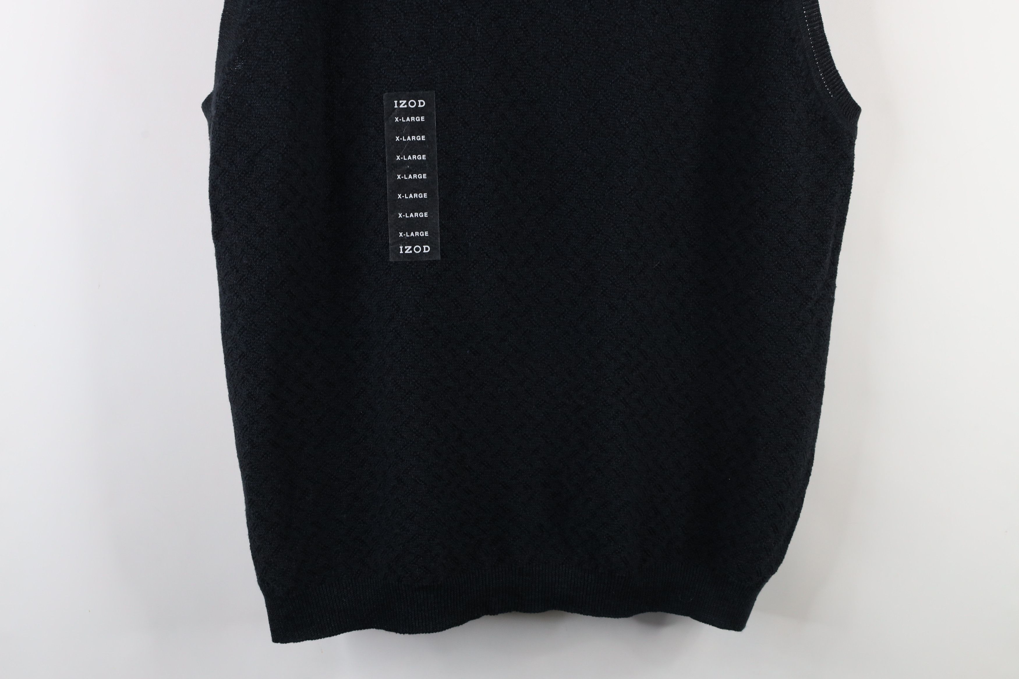 Izod × Vintage Deadstock Vintage Izod Golf Textured V-Neck Sweater Vest Size US XL / EU 56 / 4 - 3 Thumbnail