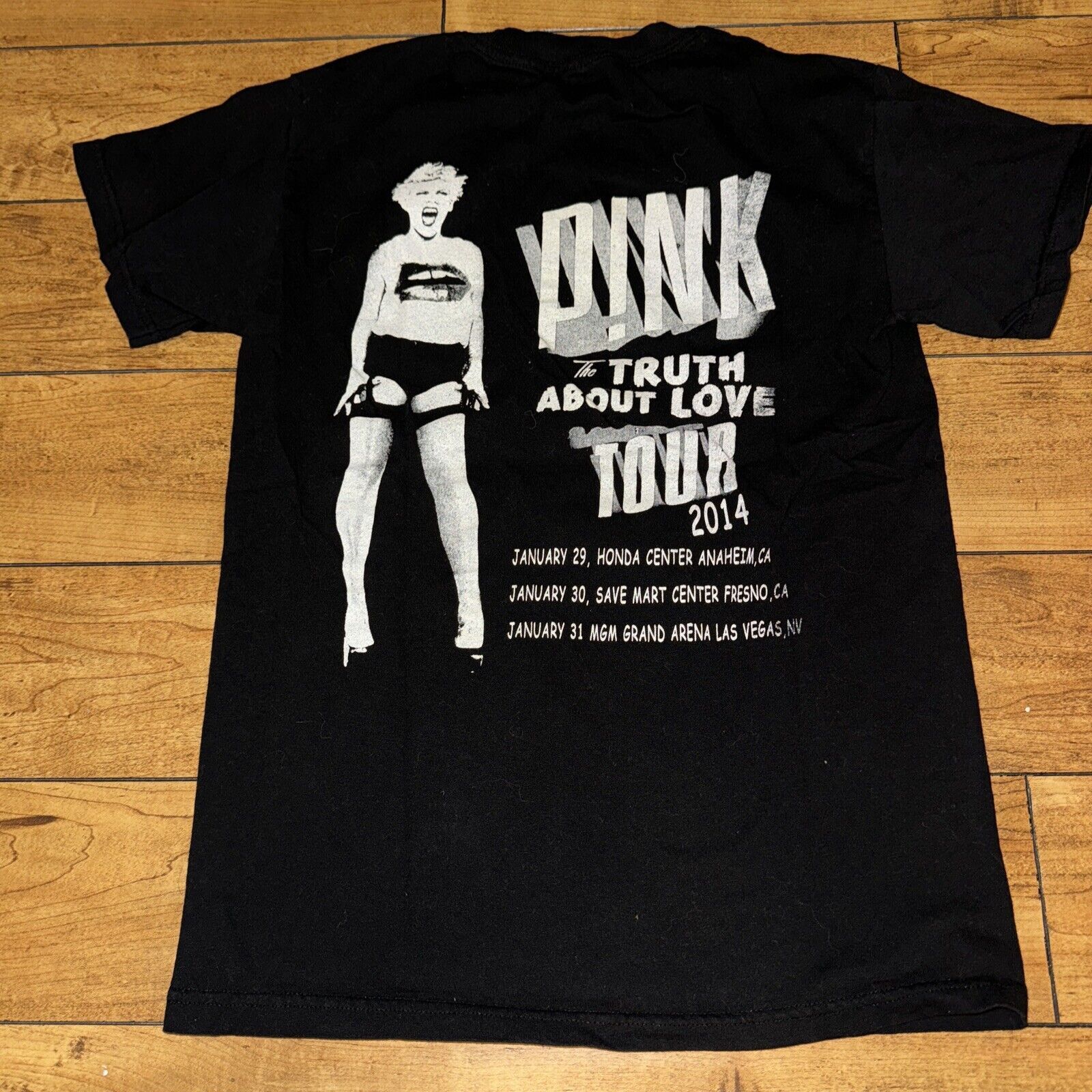 Band Tees × Pink Vintage Y2K P!nk Your T-Shirt Black Small 17x24 Size US S / EU 44-46 / 1 - 3 Thumbnail