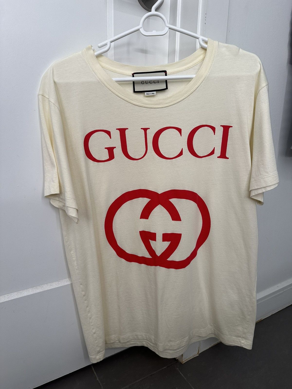 Gucci Gucci Logo Tshirt Size US S / EU 44-46 / 1 - 1 Thumbnail