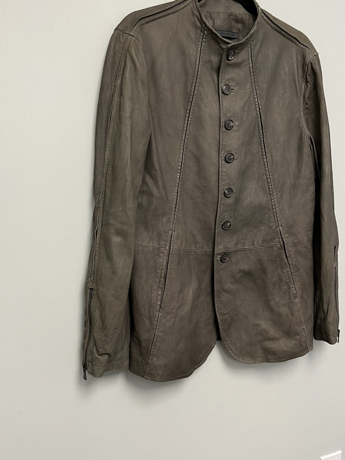 John Varvatos Goat Suede Multibutton Jacket. 50 Size US M / EU 48-50 / 2 - 8 Thumbnail