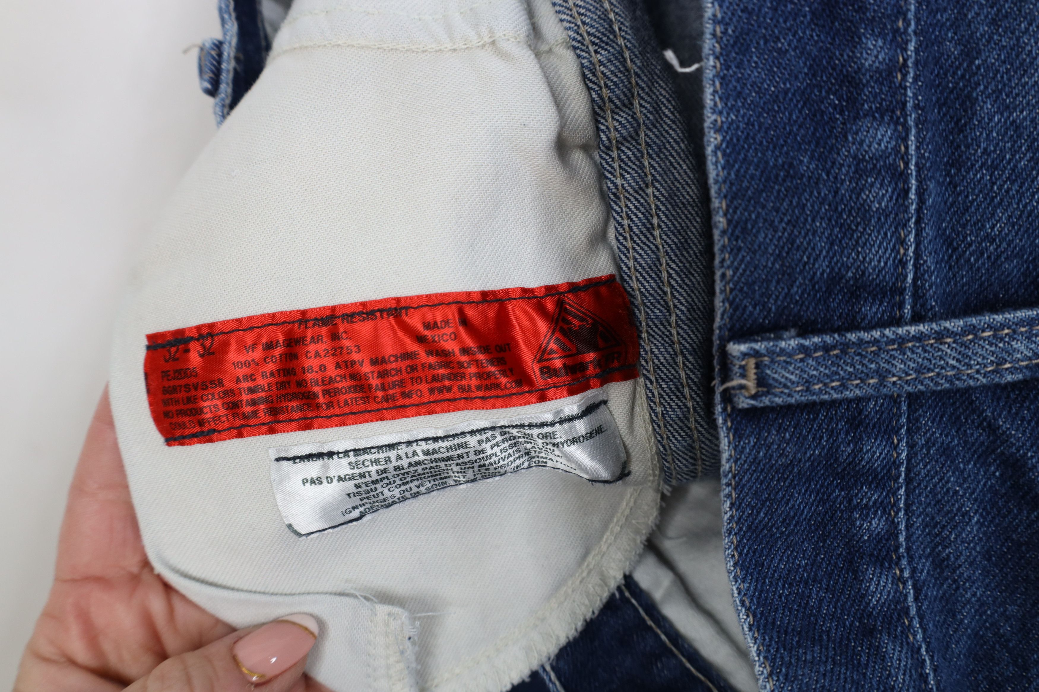 Vintage Vintage Bulwark FR Fire Flame Resistant Straight Leg Jeans Size US 32 / EU 48 - 6 Thumbnail