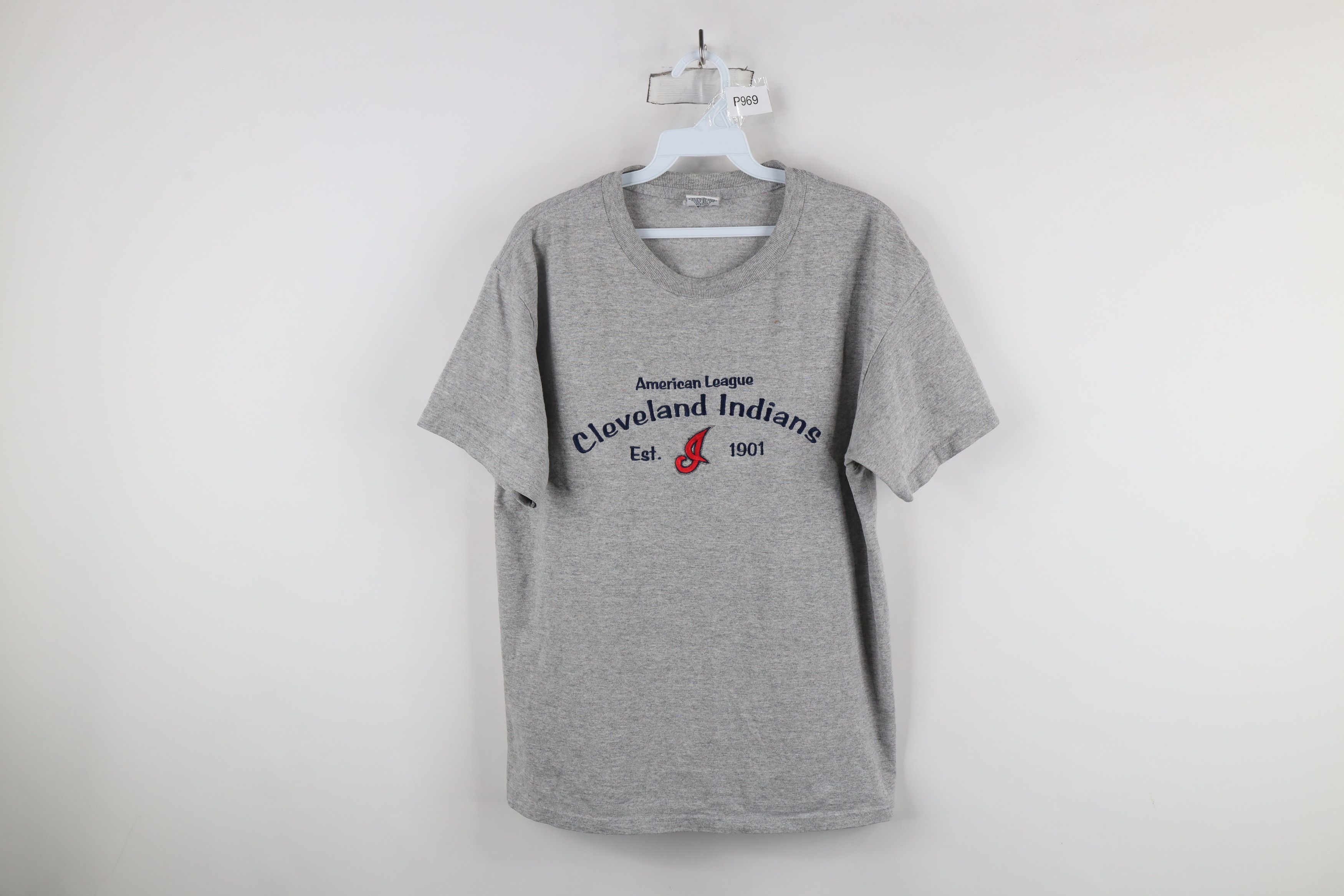 Vintage Vintage 90s Cleveland Indians Baseball Short Sleeve T-Shirt Size US M / EU 48-50 / 2 - 1 Thumbnail