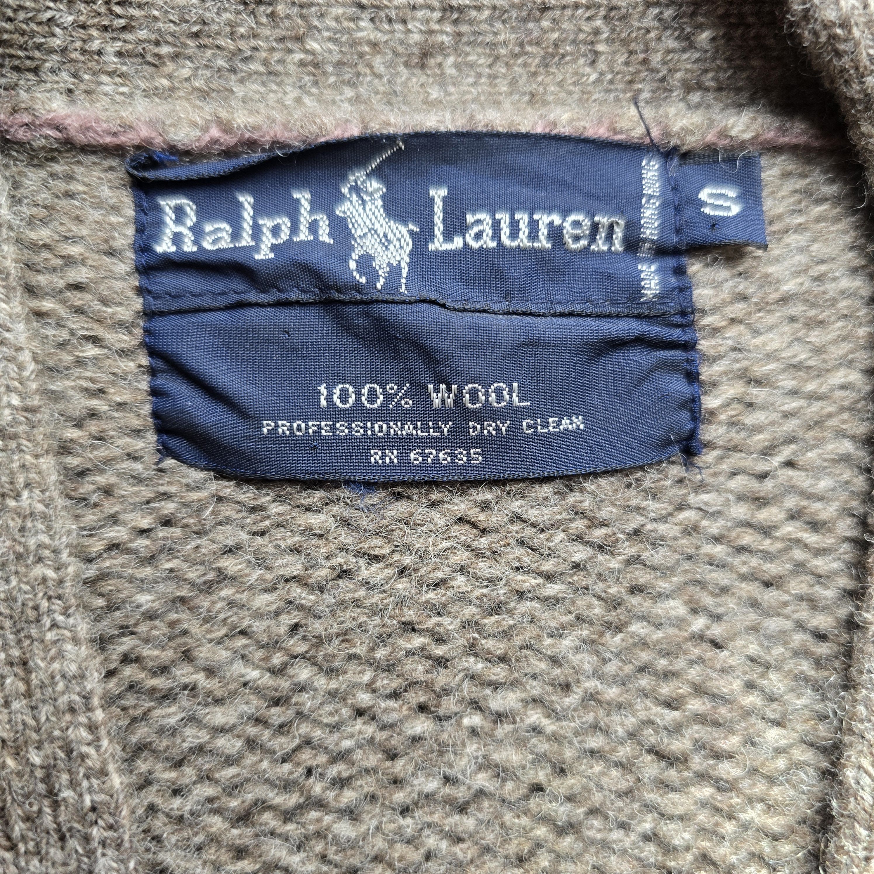Polo Ralph Lauren Vintage Polo Ralph Lauren Wool Suede Satin Lined Cardigan Size S / US 4 / IT 40 - 5 Thumbnail
