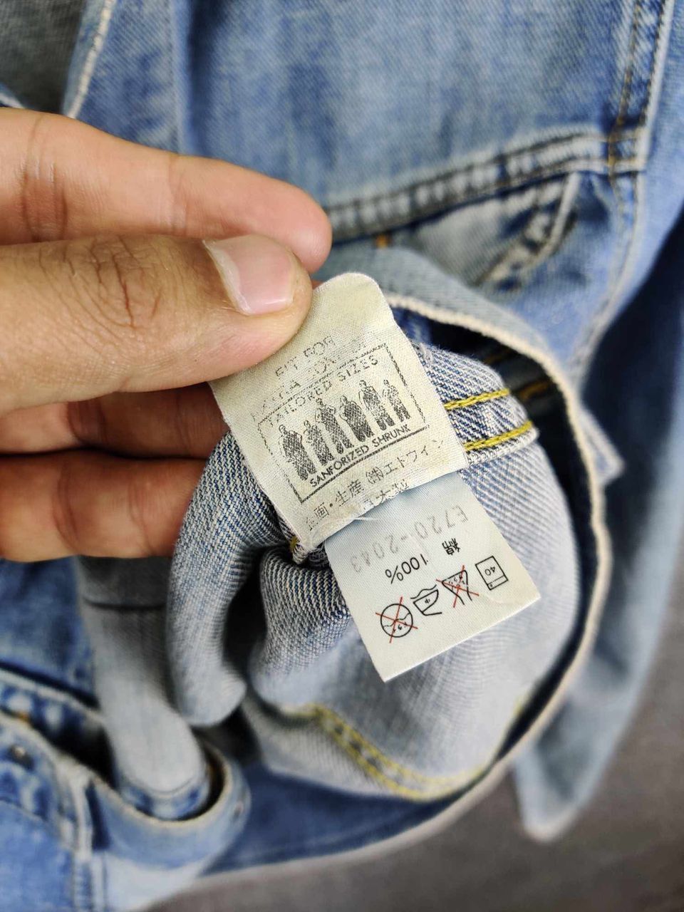 Lee Vintage Trashed Lee Riders Distressed Denim Trucker Jacket Size US M / EU 48-50 / 2 - 16 Thumbnail