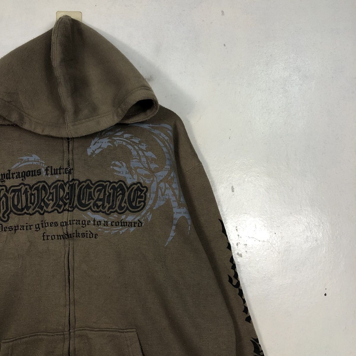 Japanese Brand 📌Vintage Zipper Hoodie Jacket Beaumere Punk Design Backhit Size US L / EU 52-54 / 3 - 8 Thumbnail