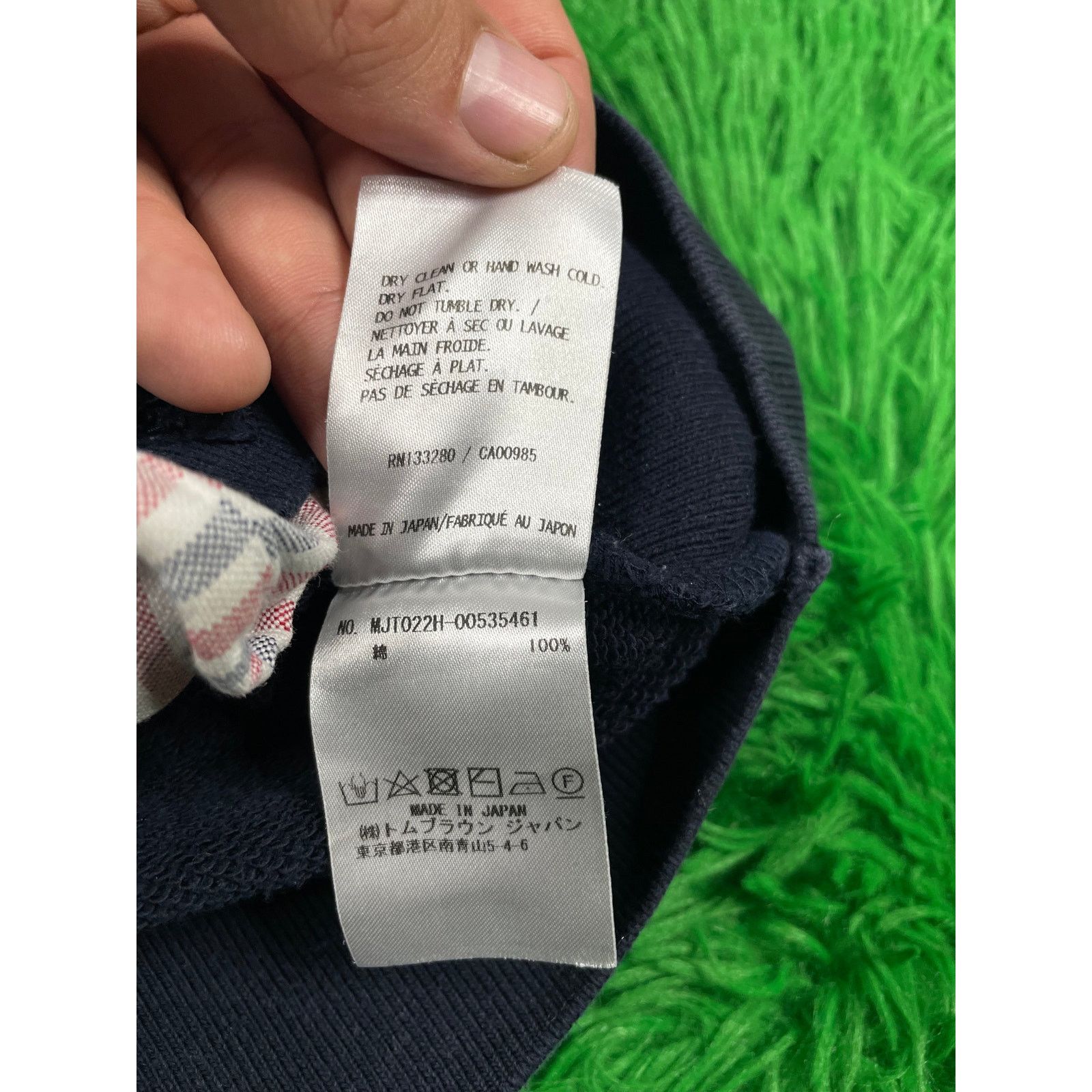 Thom Browne Thom Browne Navy Zip Up Size 1 Used Size XS / US 0-2 / IT 36-38 - 6 Thumbnail