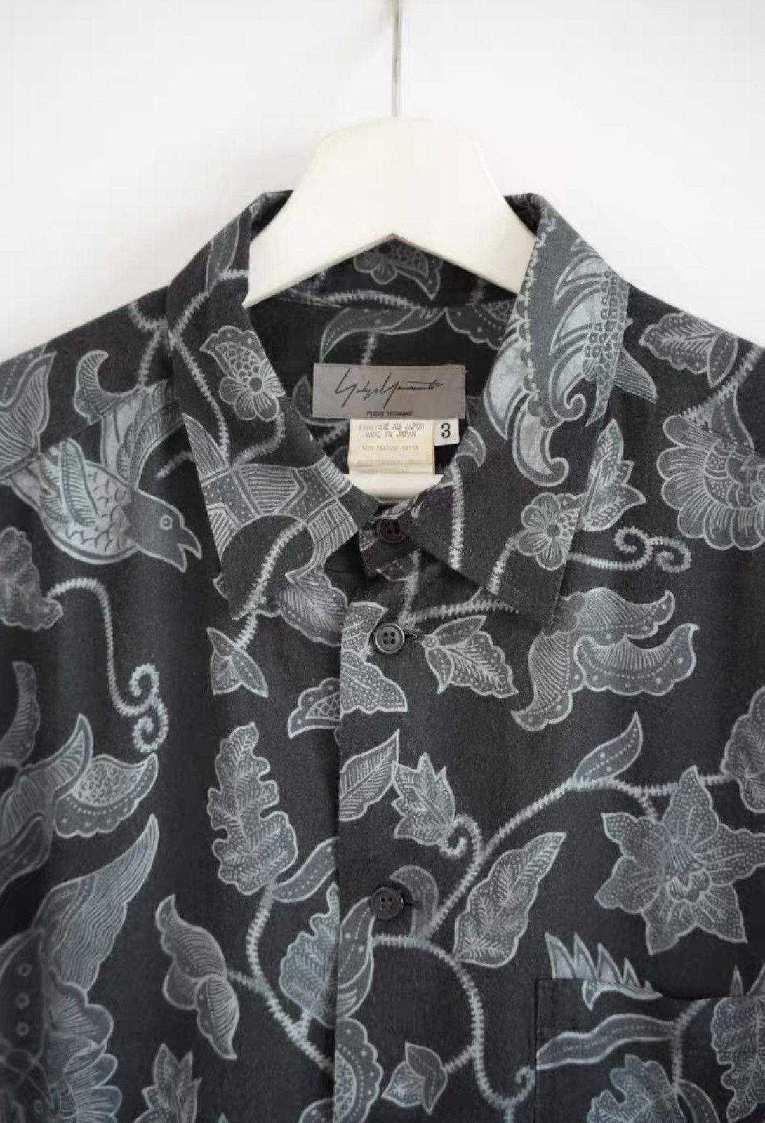 Yohji Yamamoto Yohji Yamamoto 06ss Plants & Animals Print Shirt K4 Size US L / EU 52-54 / 3 - 3 Thumbnail