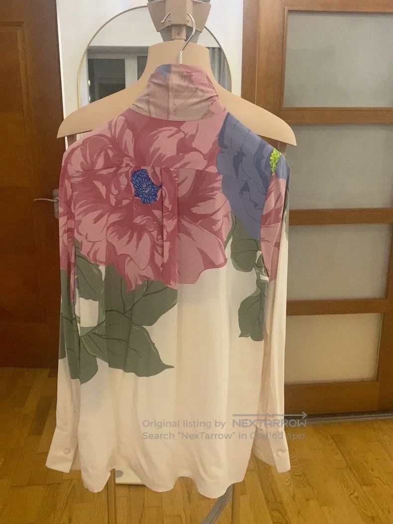 Valentino Valentino Floral silk shirt Size S / US 4 / IT 40 - 5 Thumbnail