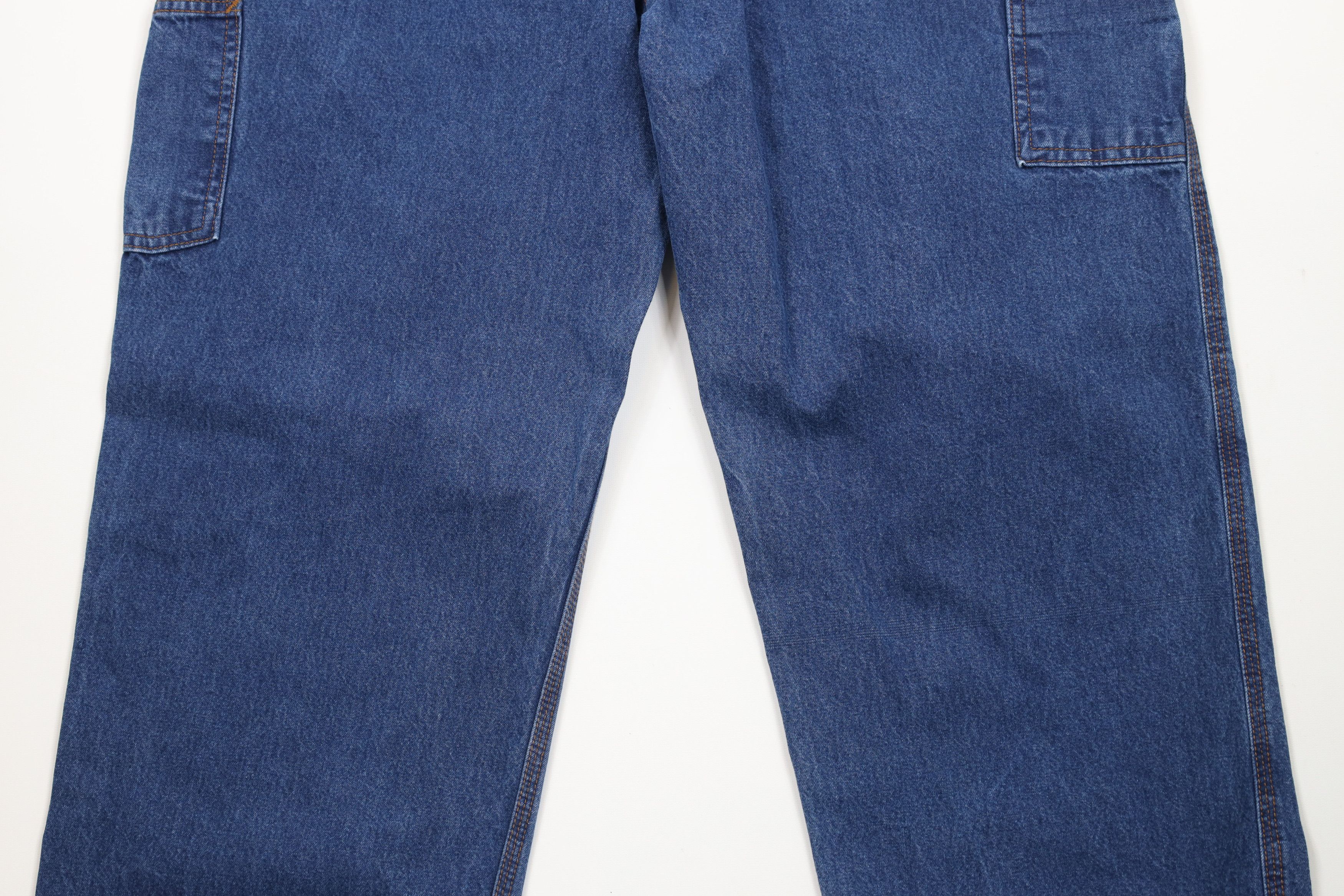Carhartt × Vintage Vintage Y2K Carhartt FR Wide Leg Dungaree Jeans Blue Size US 38 / EU 54 - 14 Thumbnail