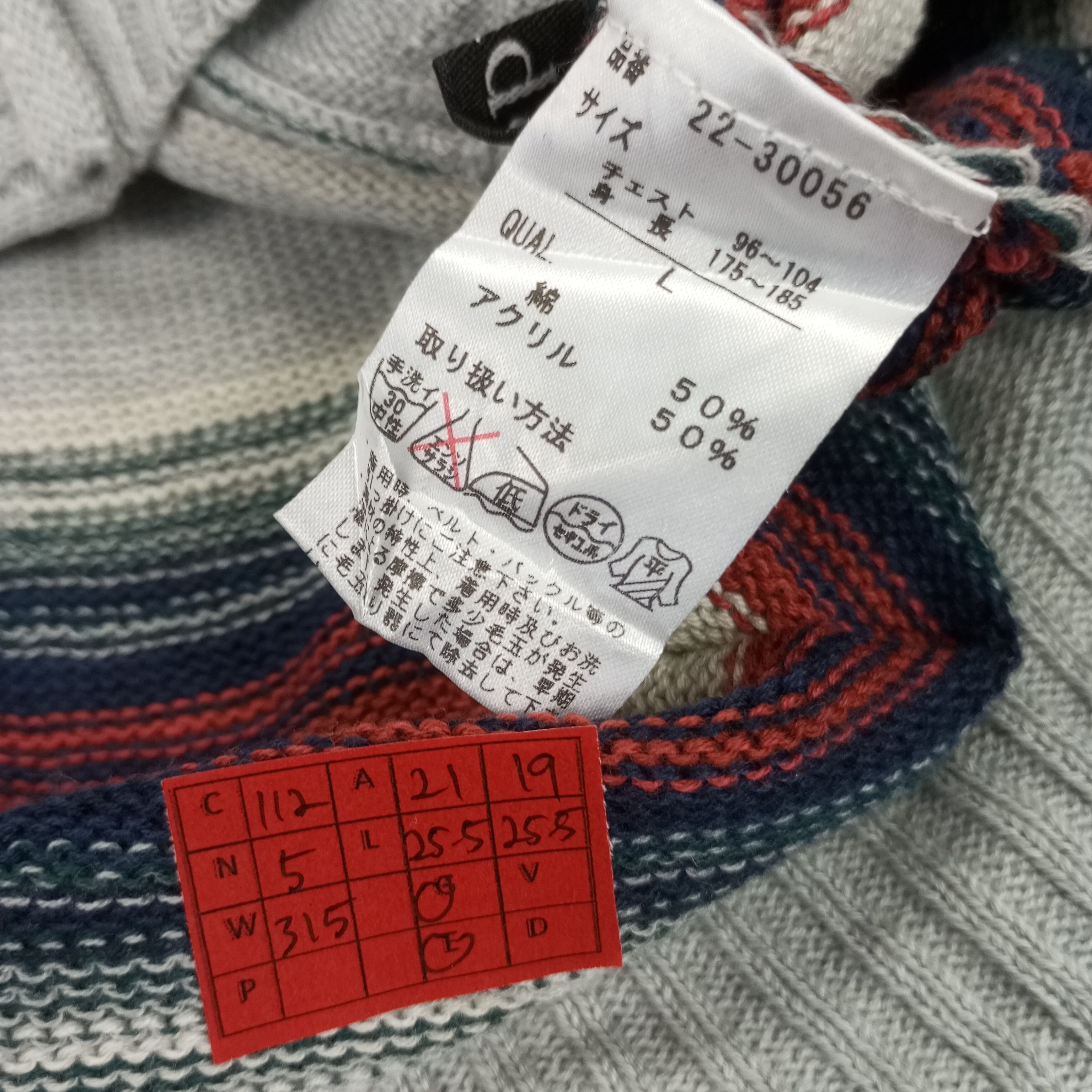 Vintage Sorri Dere Stripes Pocket Design Cardigan Sweater Size M / US 6-8 / IT 42-44 - 10 Thumbnail