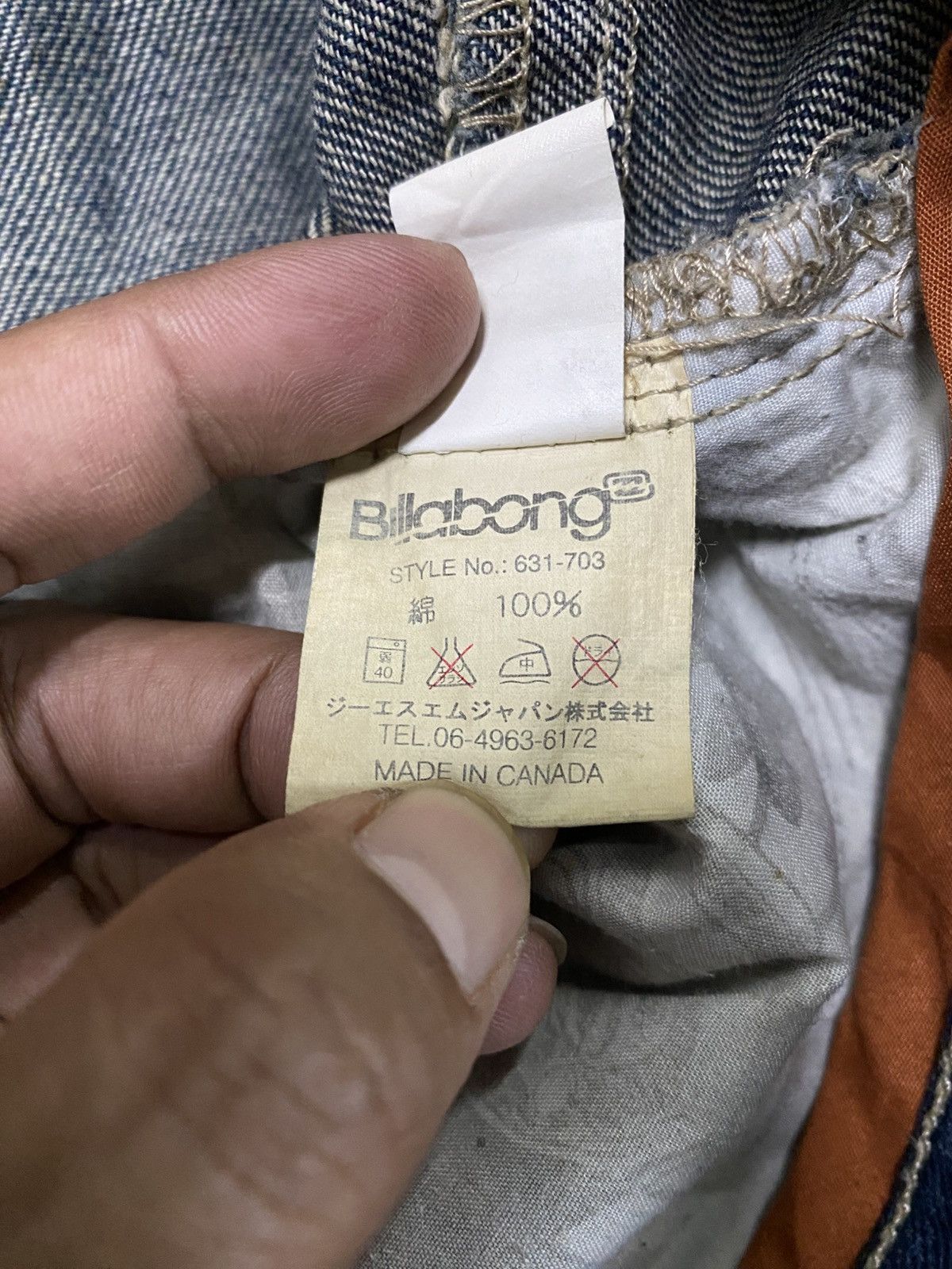 Billabong × JNCO × Jean Baggy Jeans Vintage Billabong Totem Made in Canada @206 Size US 34 / EU 50 - 13 Thumbnail
