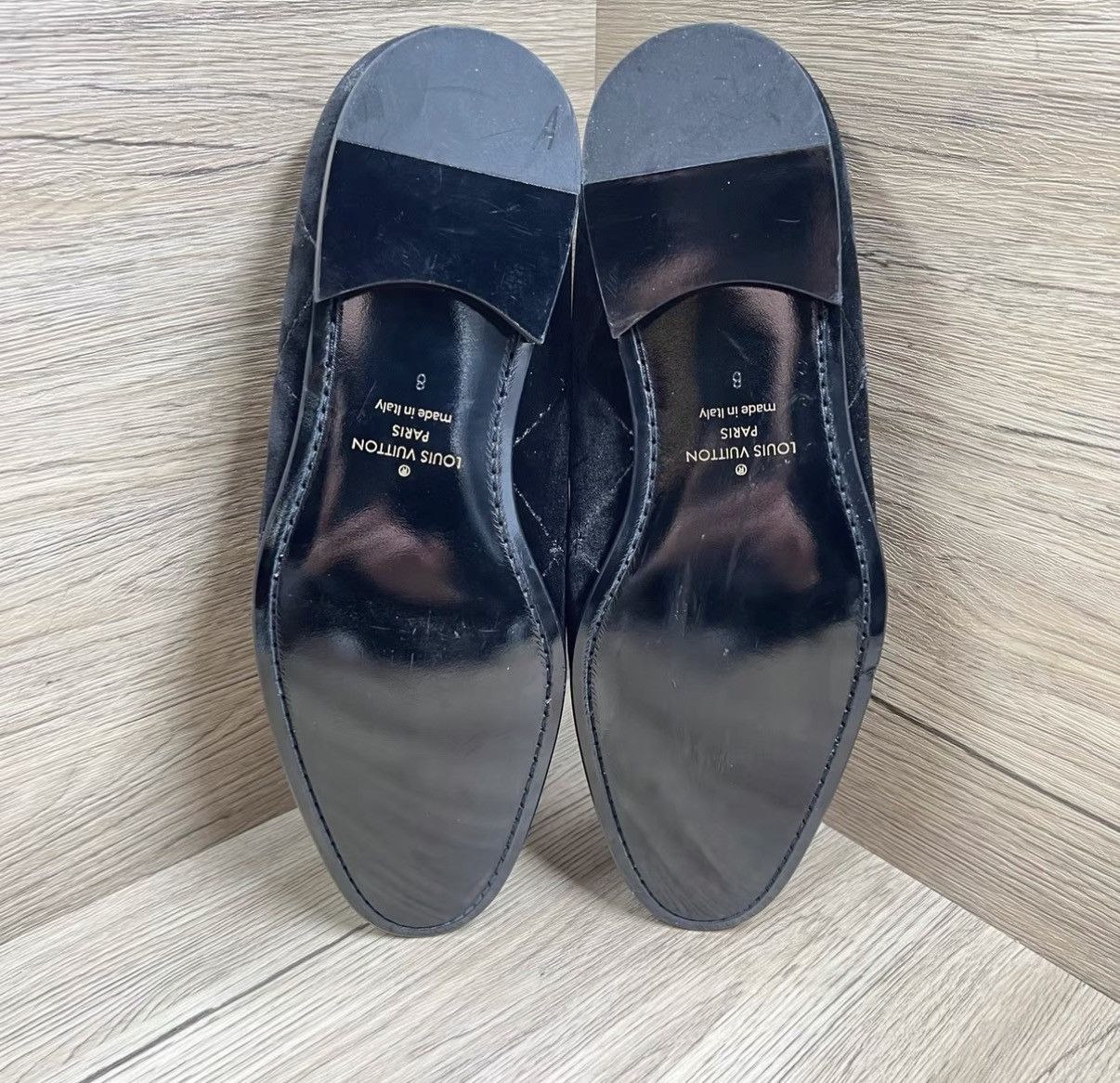 Louis Vuitton Louis Vuitton Auteuil Black Monogram Logo Loafers J41 Size US 8.5 / EU 41-42 - 5 Thumbnail