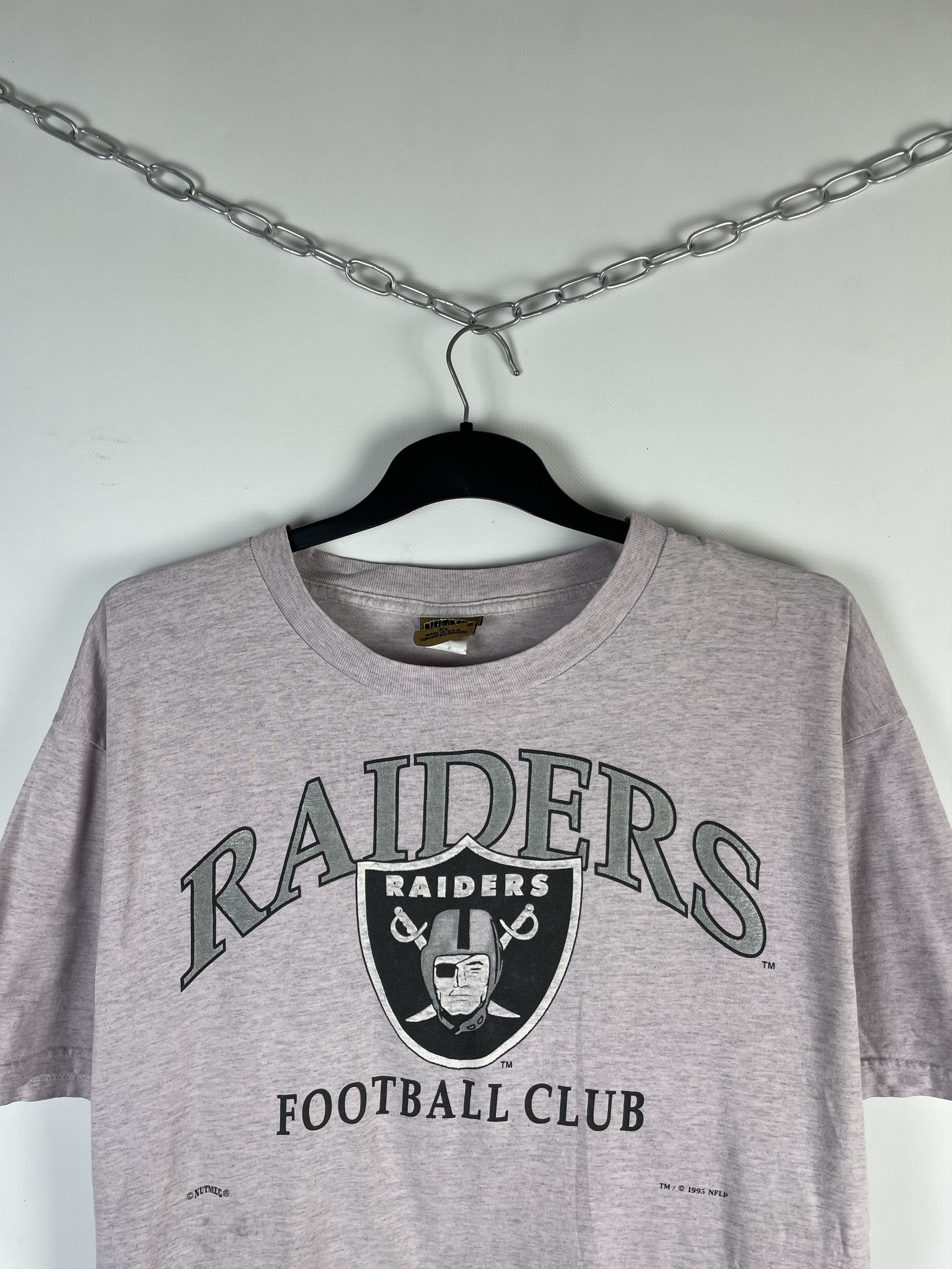 NFL 1990s RAIDERS 1995 NFL TSHIRT Size US XL / EU 56 / 4 - 3 Thumbnail