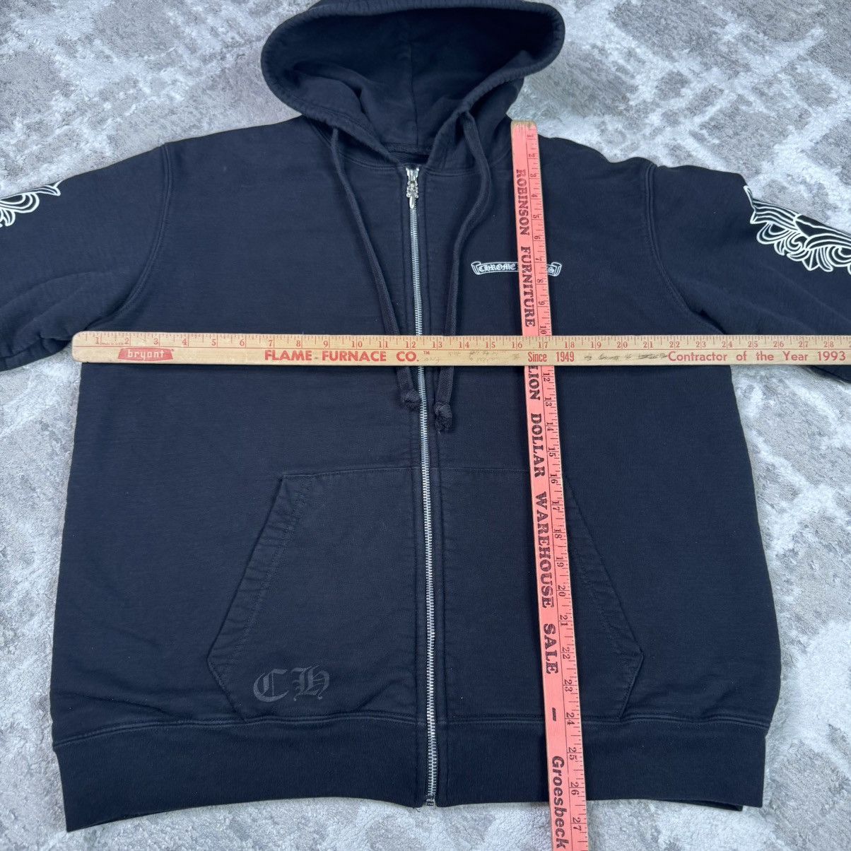 Chrome Hearts Aspen exclusive floral thermal zip up hoodie Size US L / EU 52-54 / 3 - 13 Thumbnail