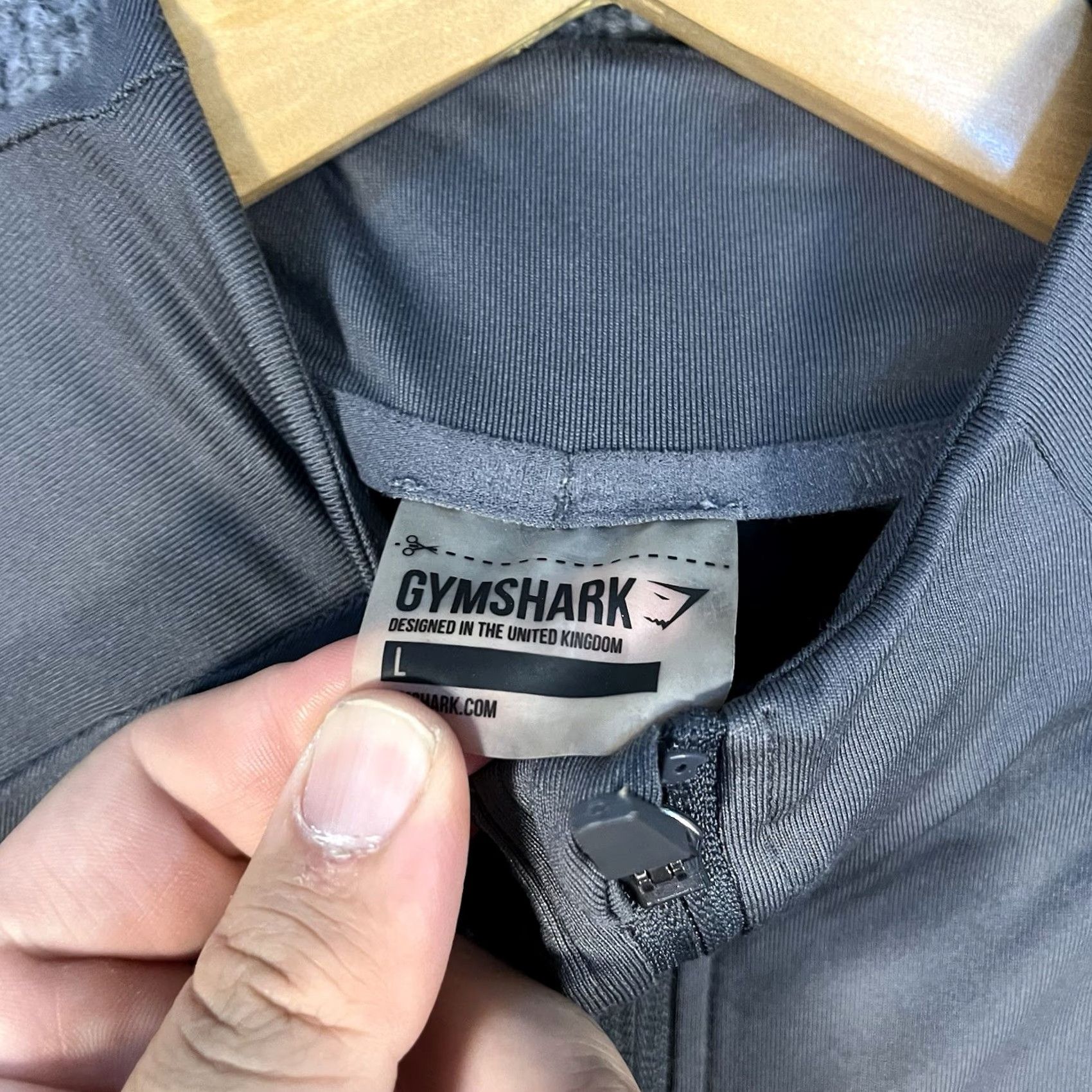 Gymshark GymShark Quarter Zip Pullover Long Sleeve Shirt Large Mens Lifting Run Training Shirt Size US L / EU 52-54 / 3 - 3 Thumbnail