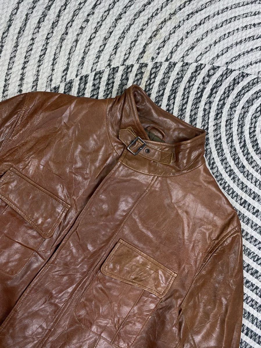 Dezert Vintage Dezert Collection Rare Brown Leather Jacket Size US M / EU 48-50 / 2 - 7 Thumbnail
