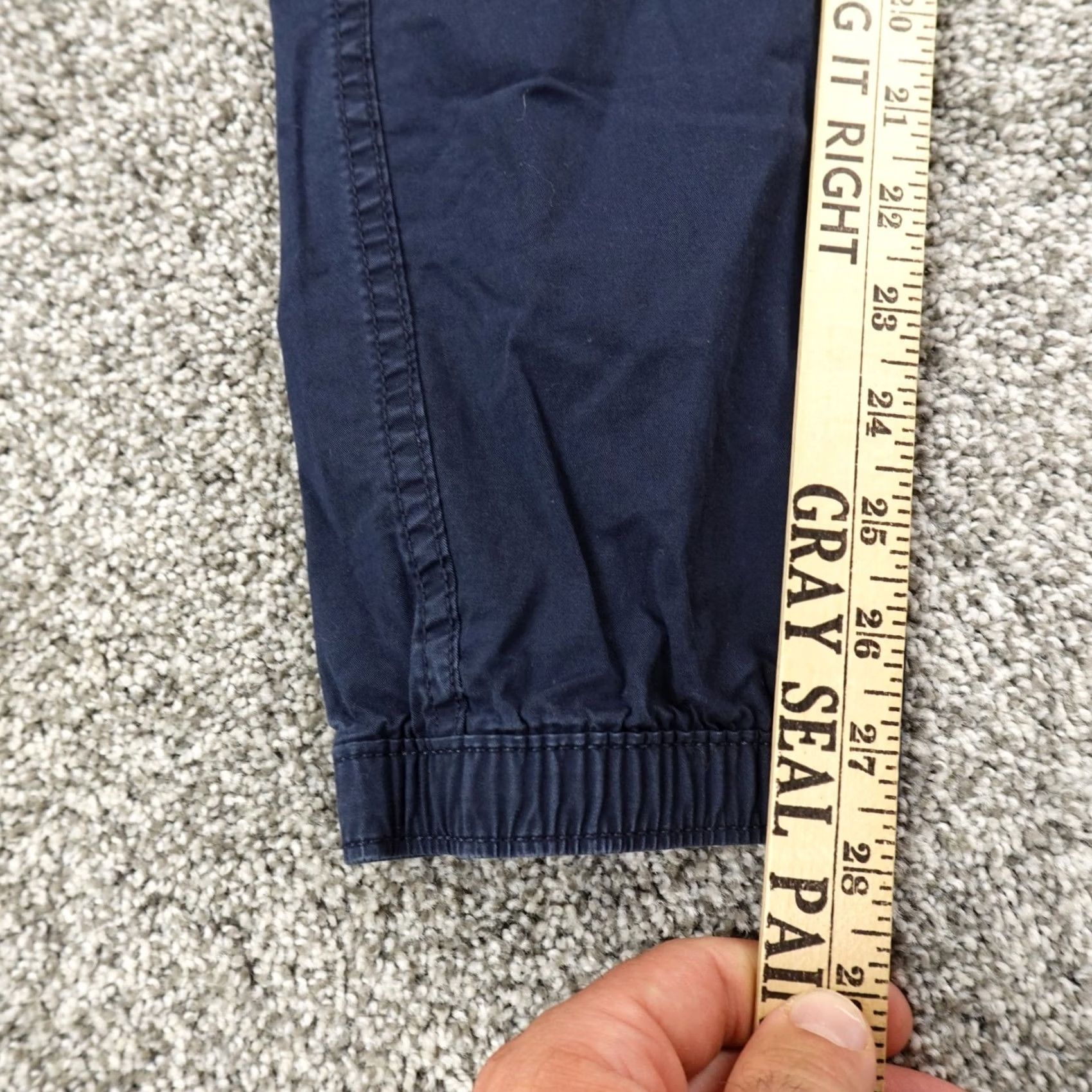 Abercrombie & Fitch Abercrombie & Fitch Pants Mens S Blue Drawstring Jogger Stretch Causal Preppy Y2K Size US 32 / EU 48 - 3 Thumbnail